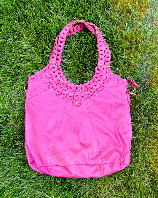 Faux Leather Tote