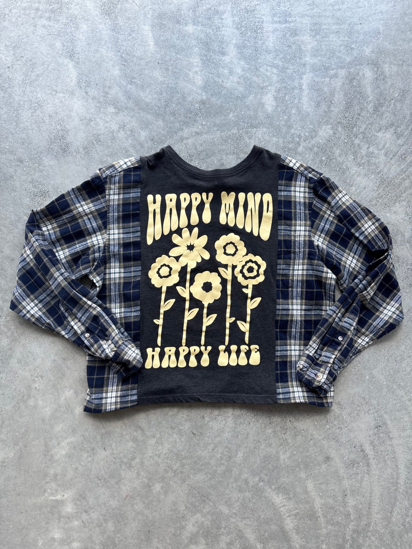 Upcycled Flannel Tee