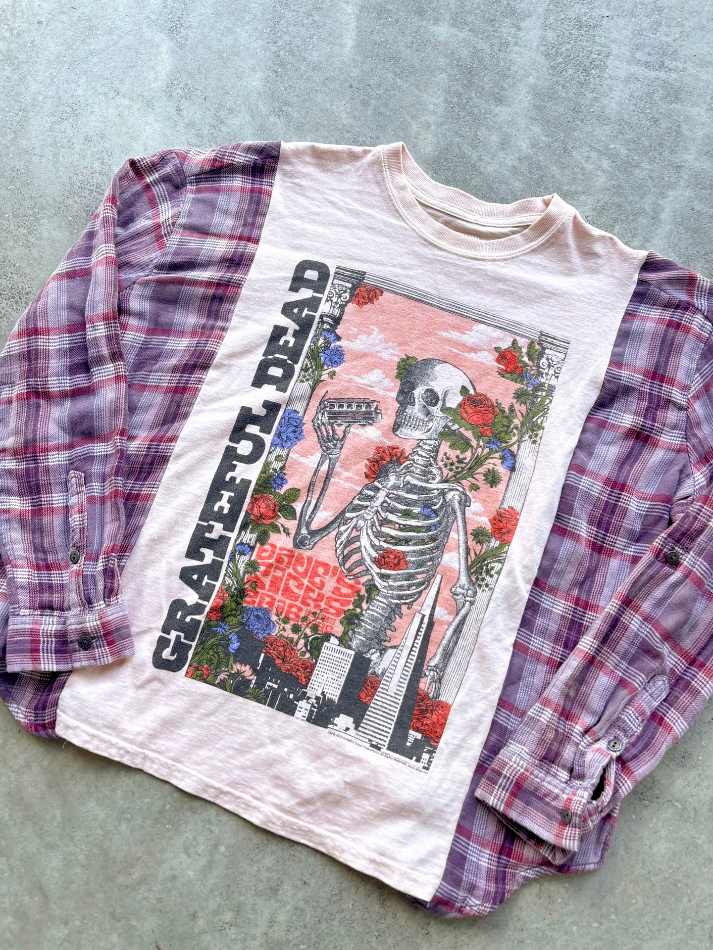 Upcycled Flannel Tee