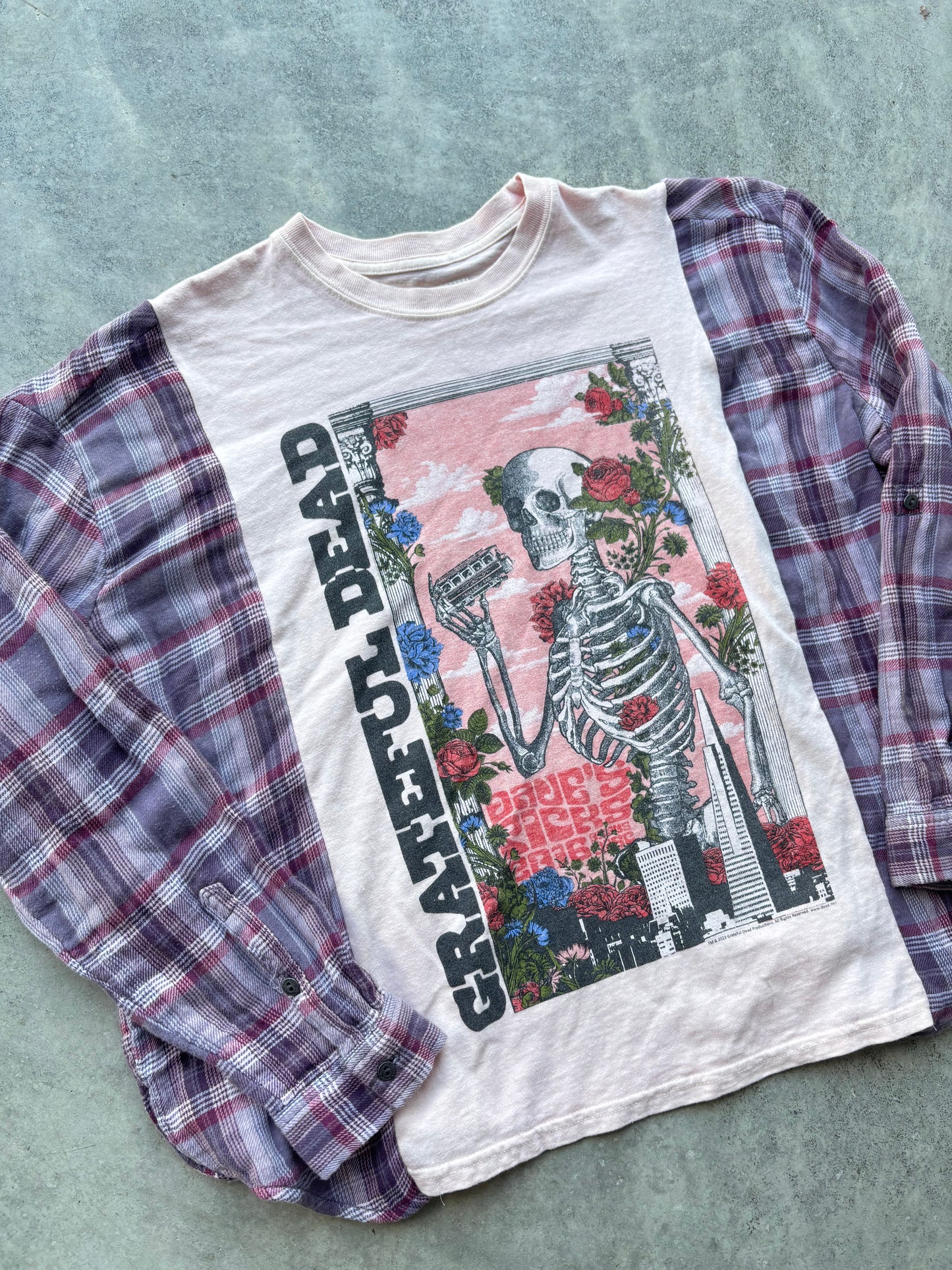 Upcycled Flannel Tee