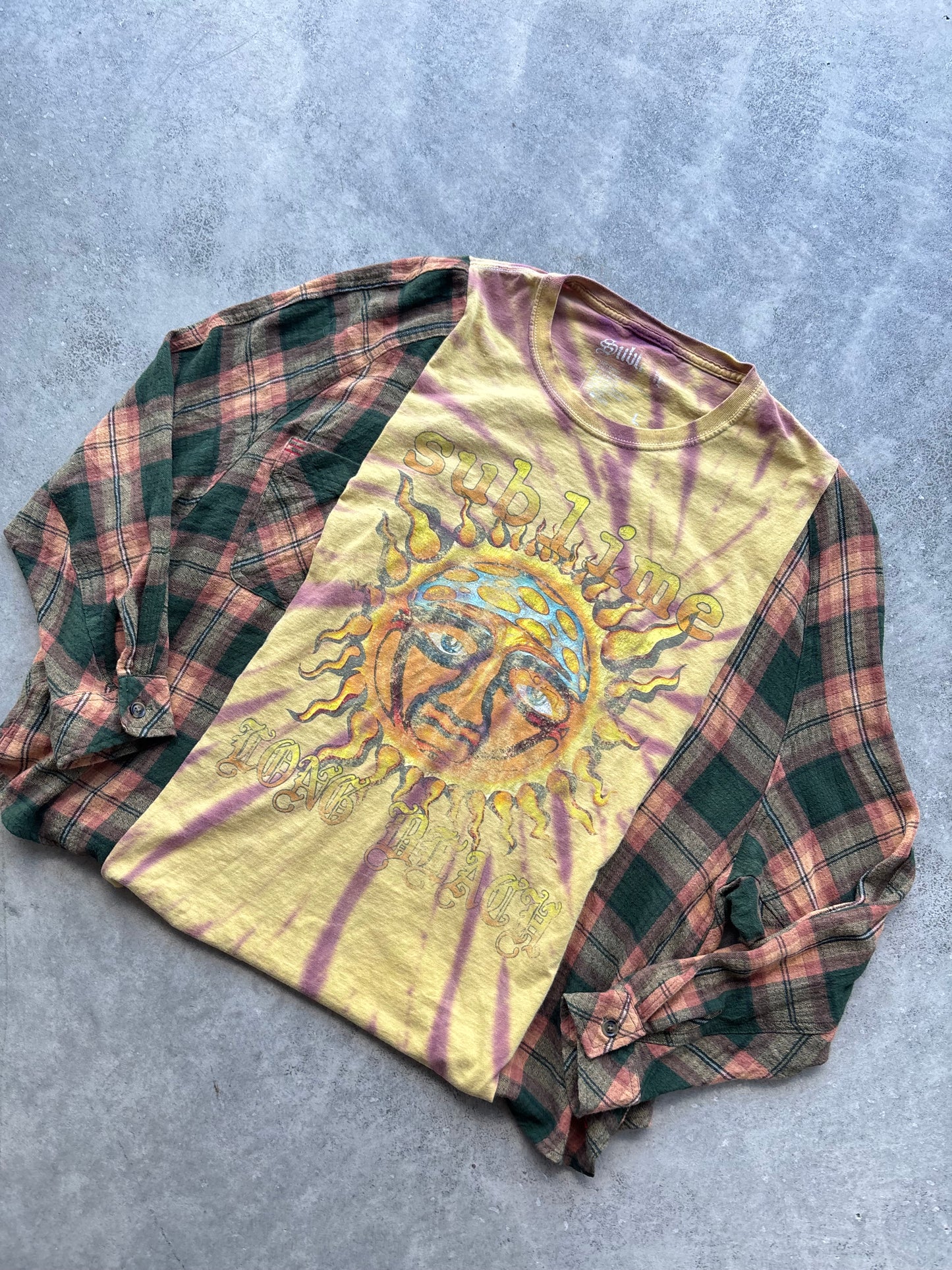 Upcycled Flannel Tee