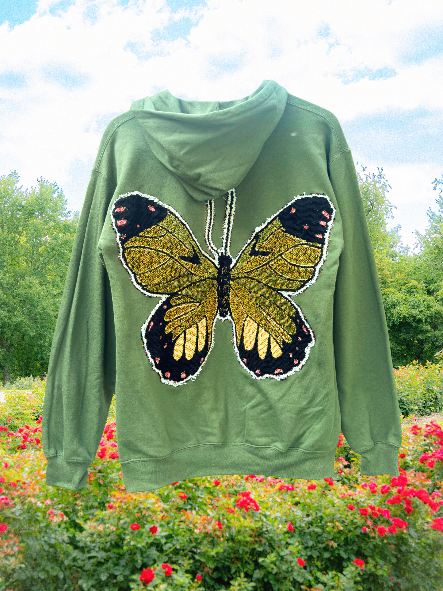 Upcycled Butterfly Sweatshirt