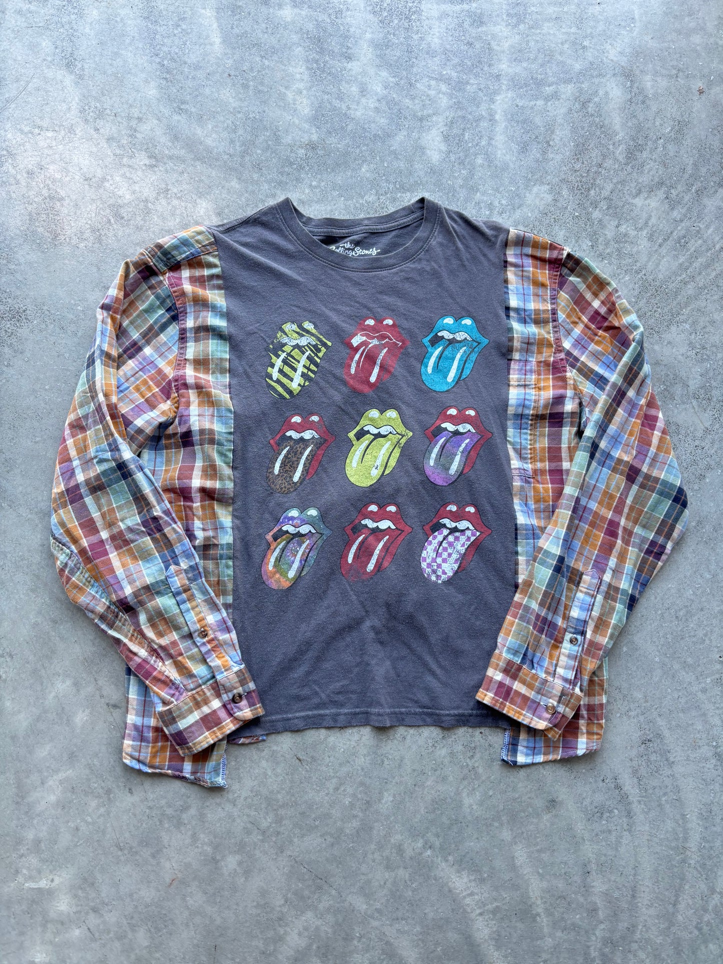 Upcycled Flannel Tee