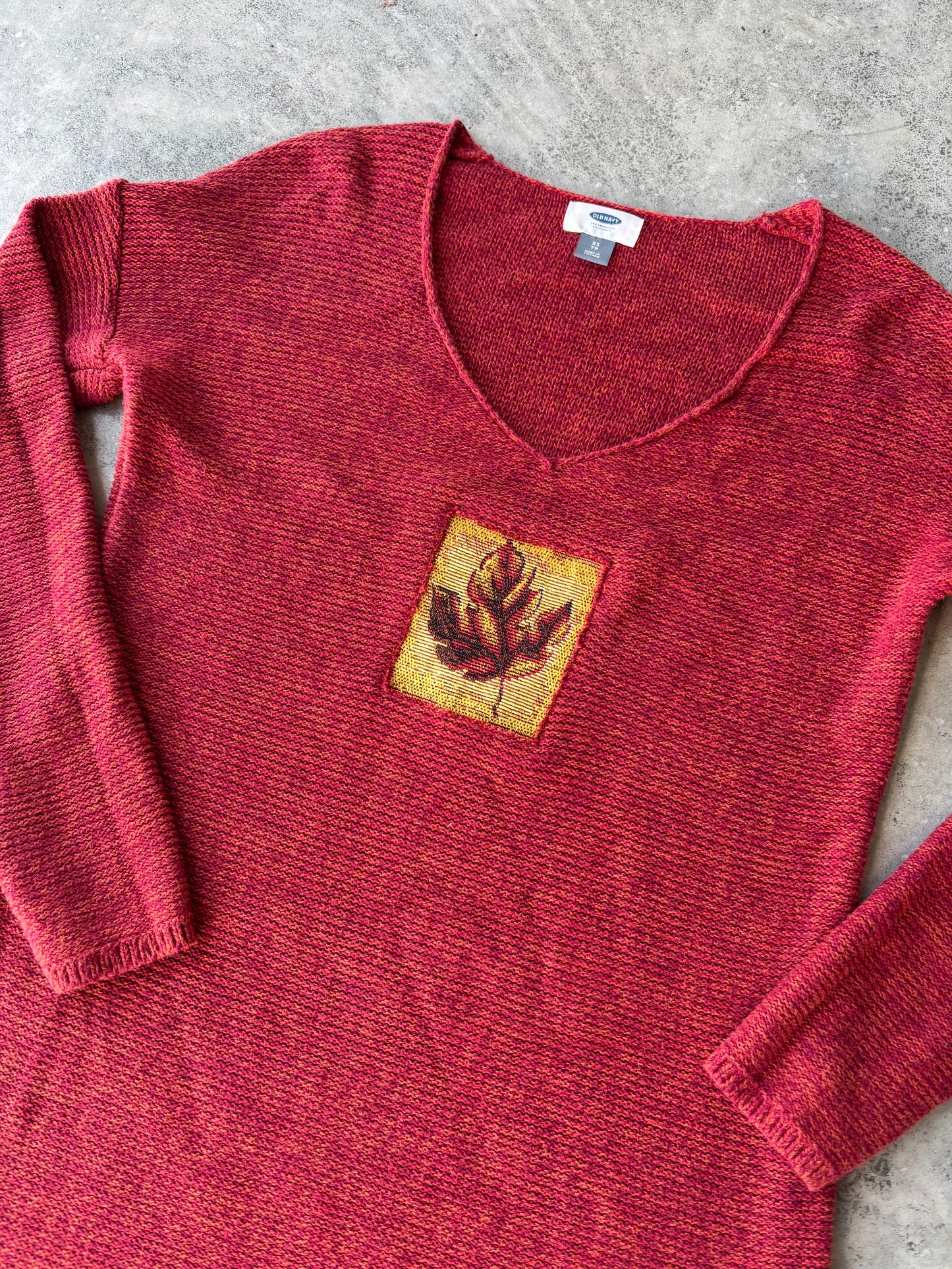 Upcycled Leaf Sweater