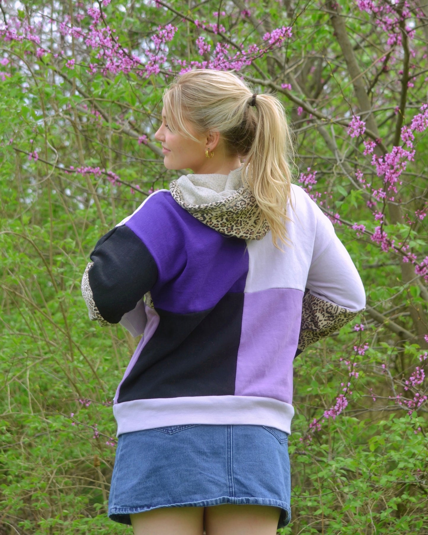 Patchwork Harley Hoodie