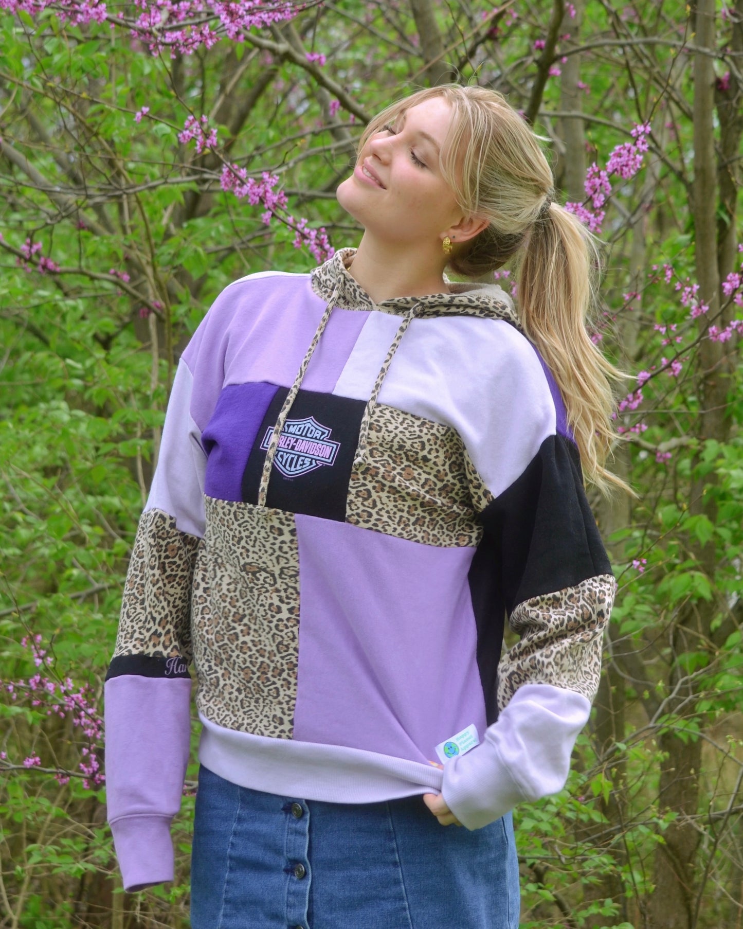 Patchwork Harley Hoodie