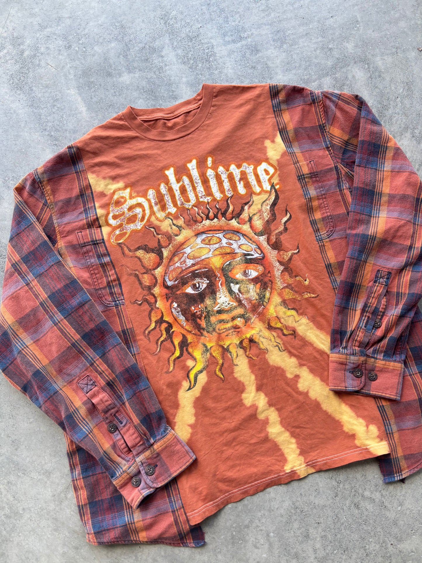 Upcycled Flannel Tee