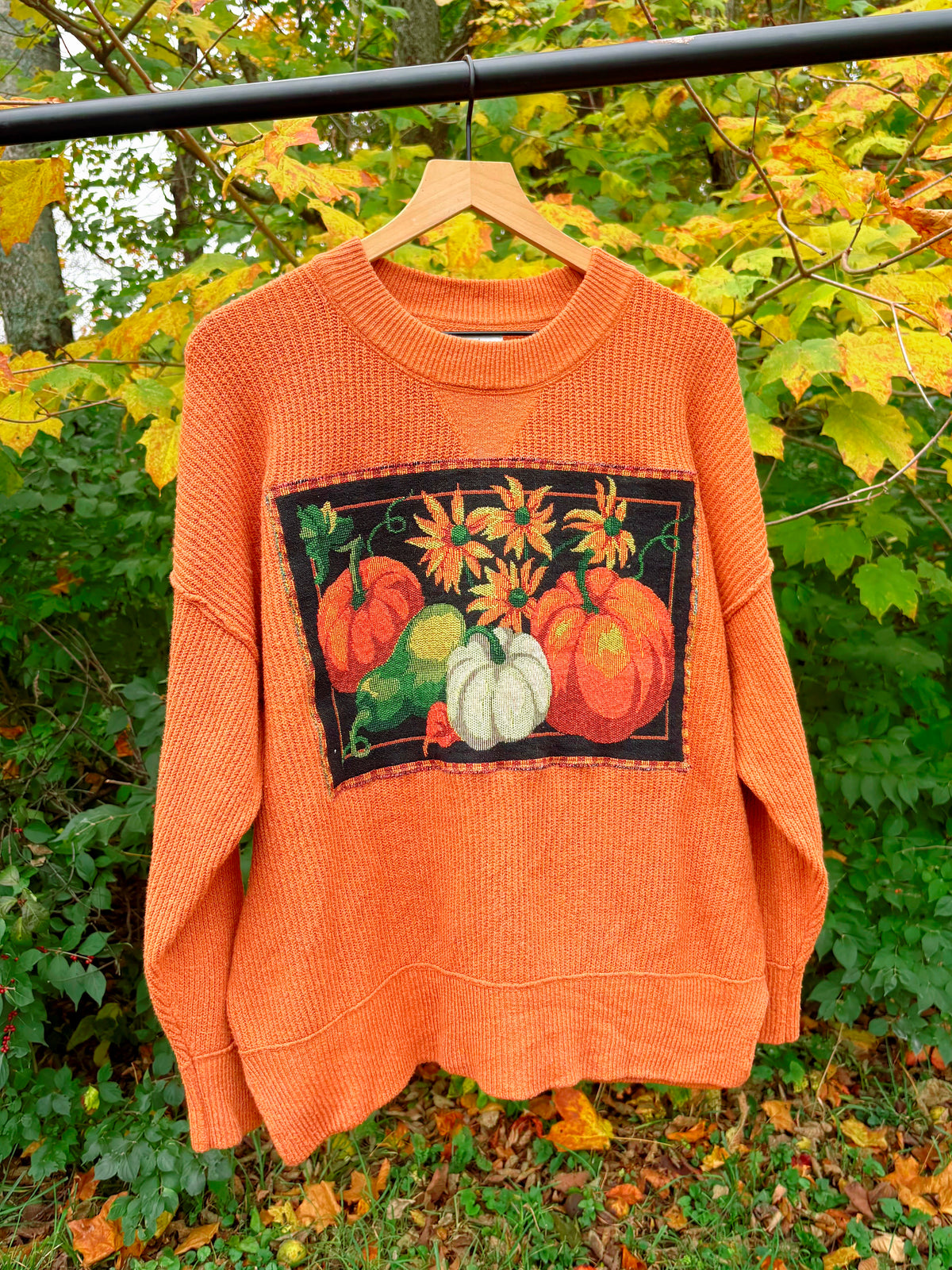 Upcycled Pumpkin Sweaterđ