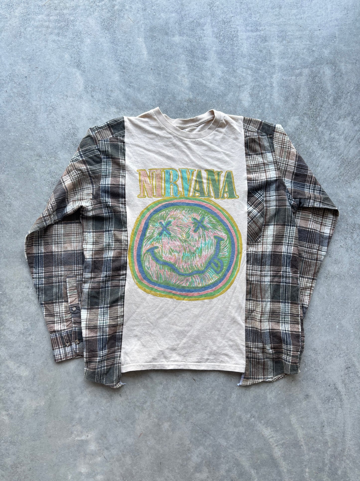 Upcycled Flannel Tee