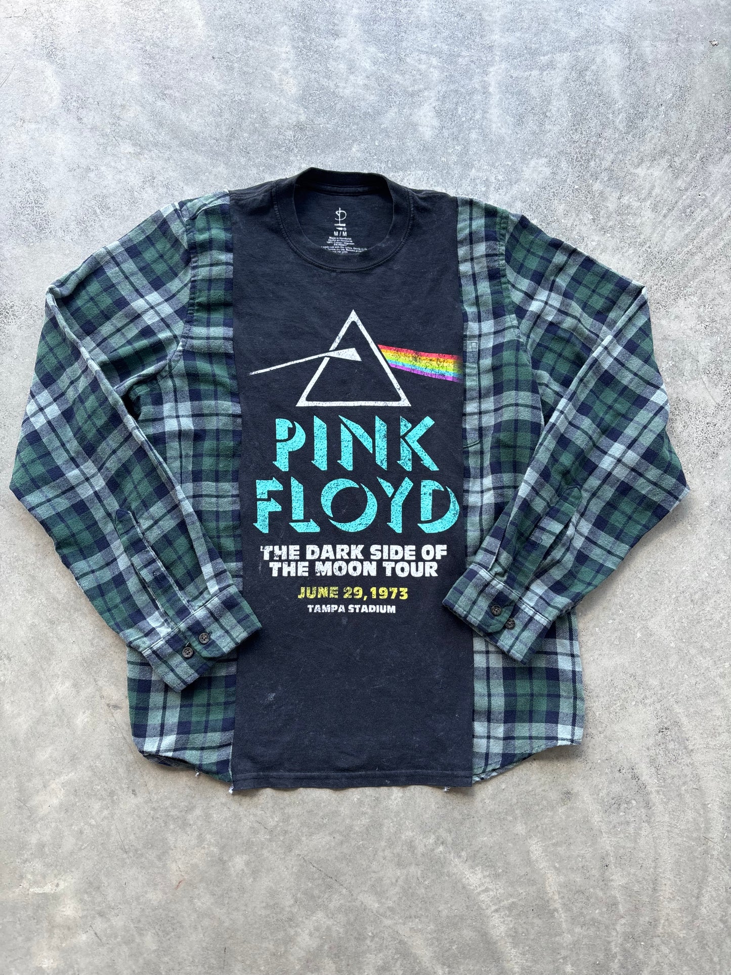Upcycled Flannel Tee