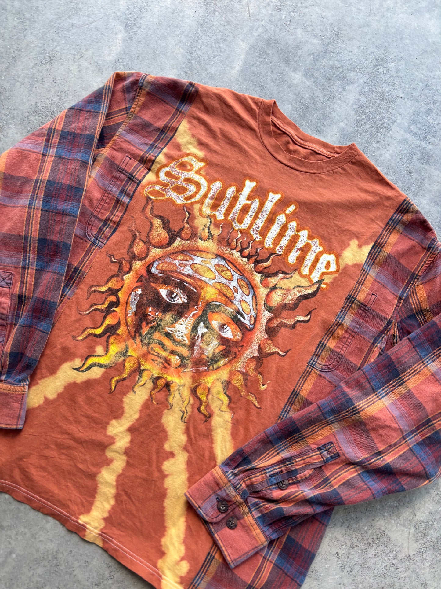 Upcycled Flannel Tee