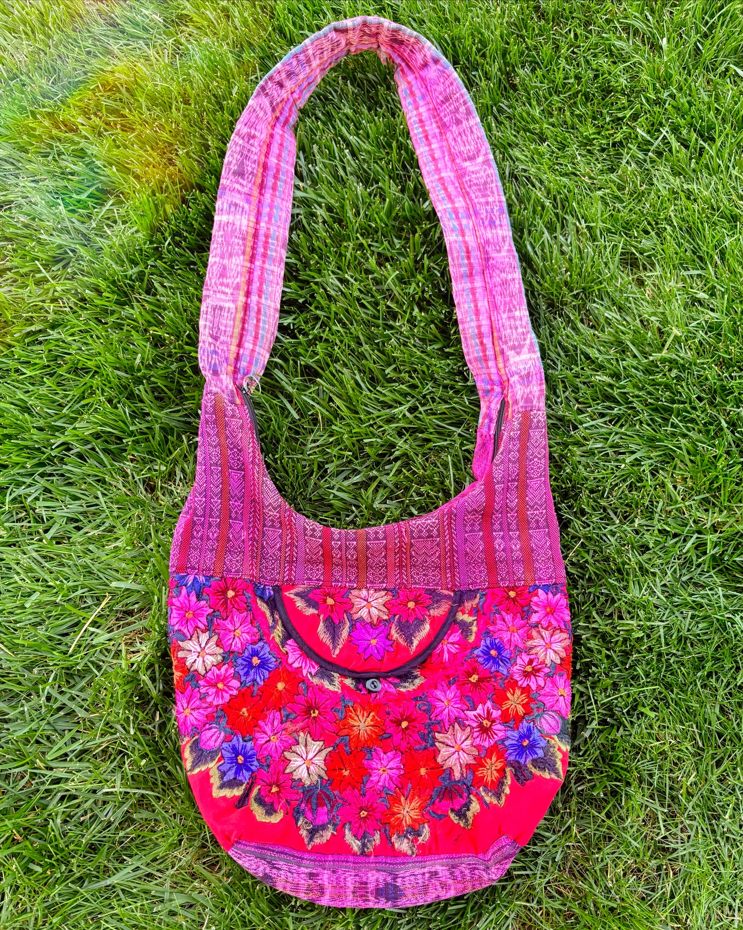 Embroidered Boho Bag