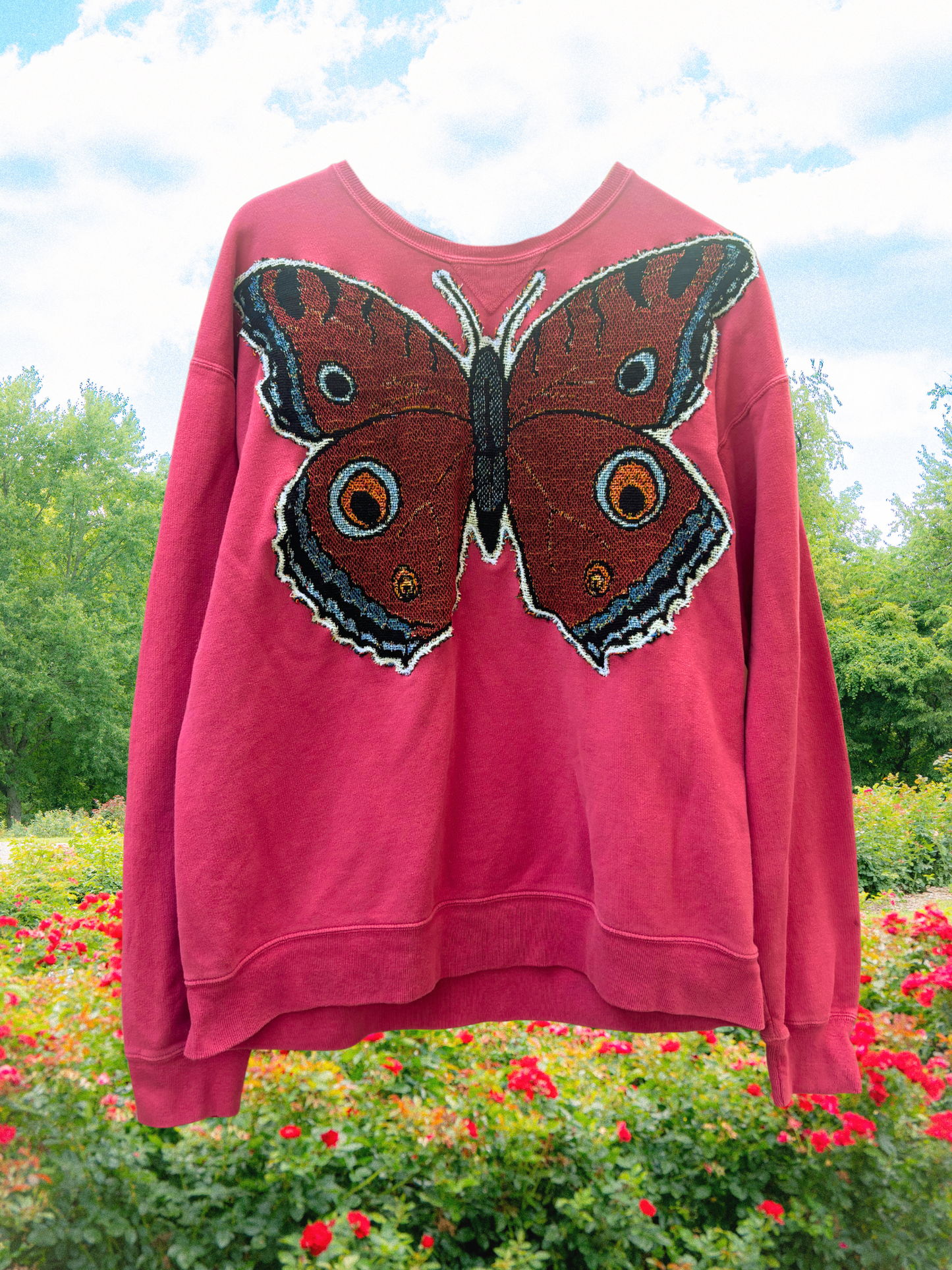 Upcycled Butterfly Sweatshirt