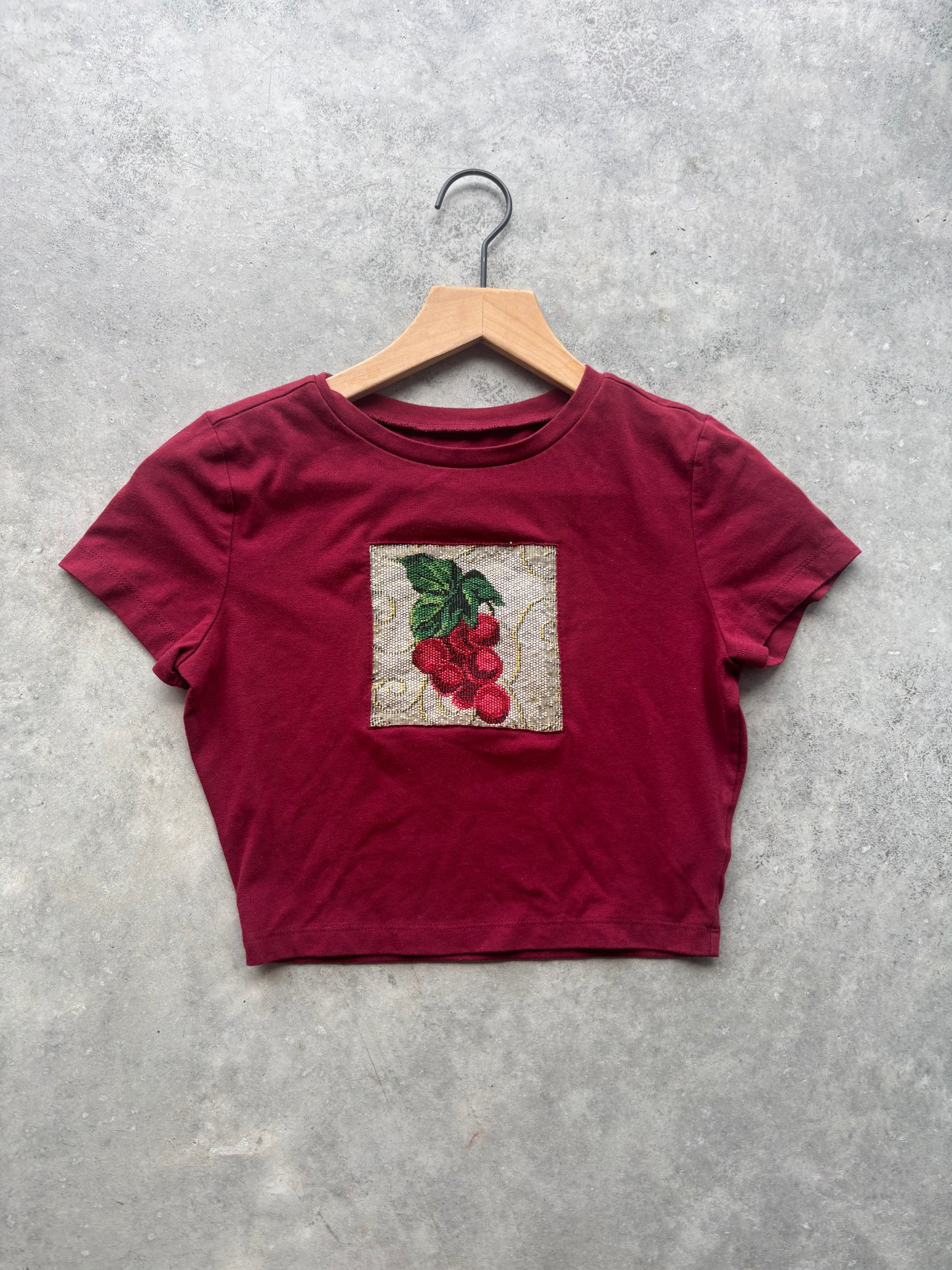 Upcycled Grapes Baby Tee