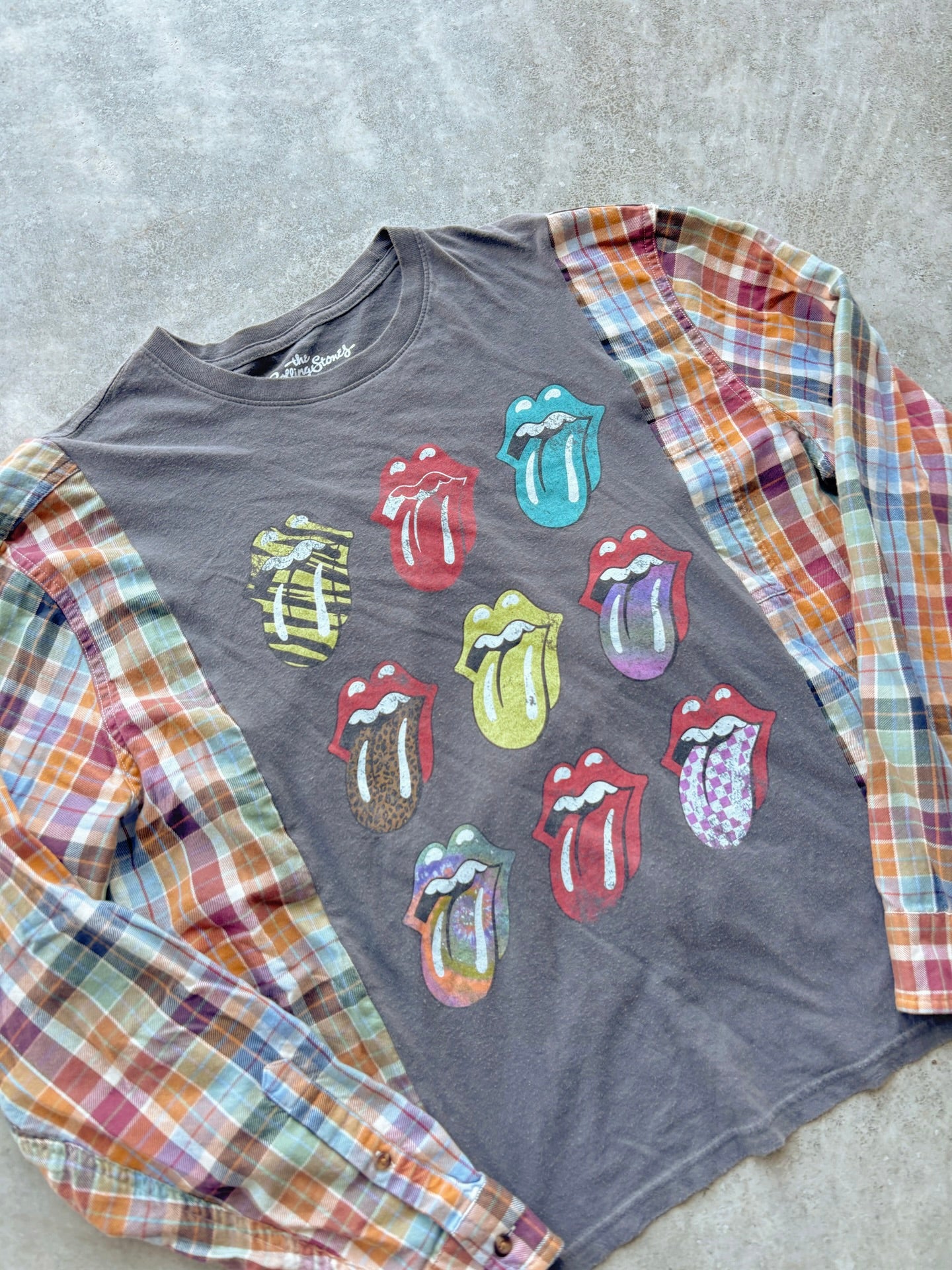 Upcycled Flannel Tee