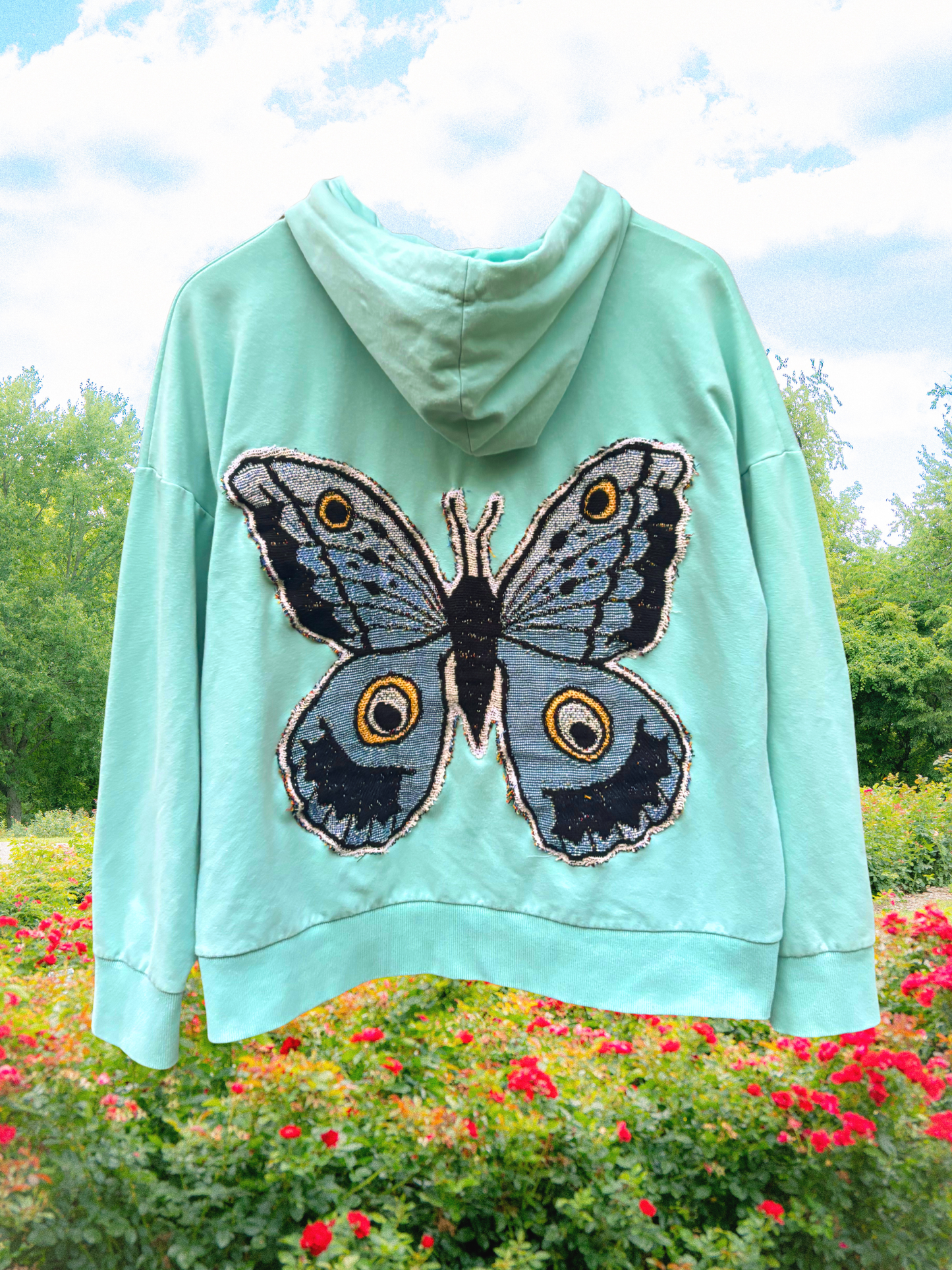 Upcycled Butterfly Sweatshirt