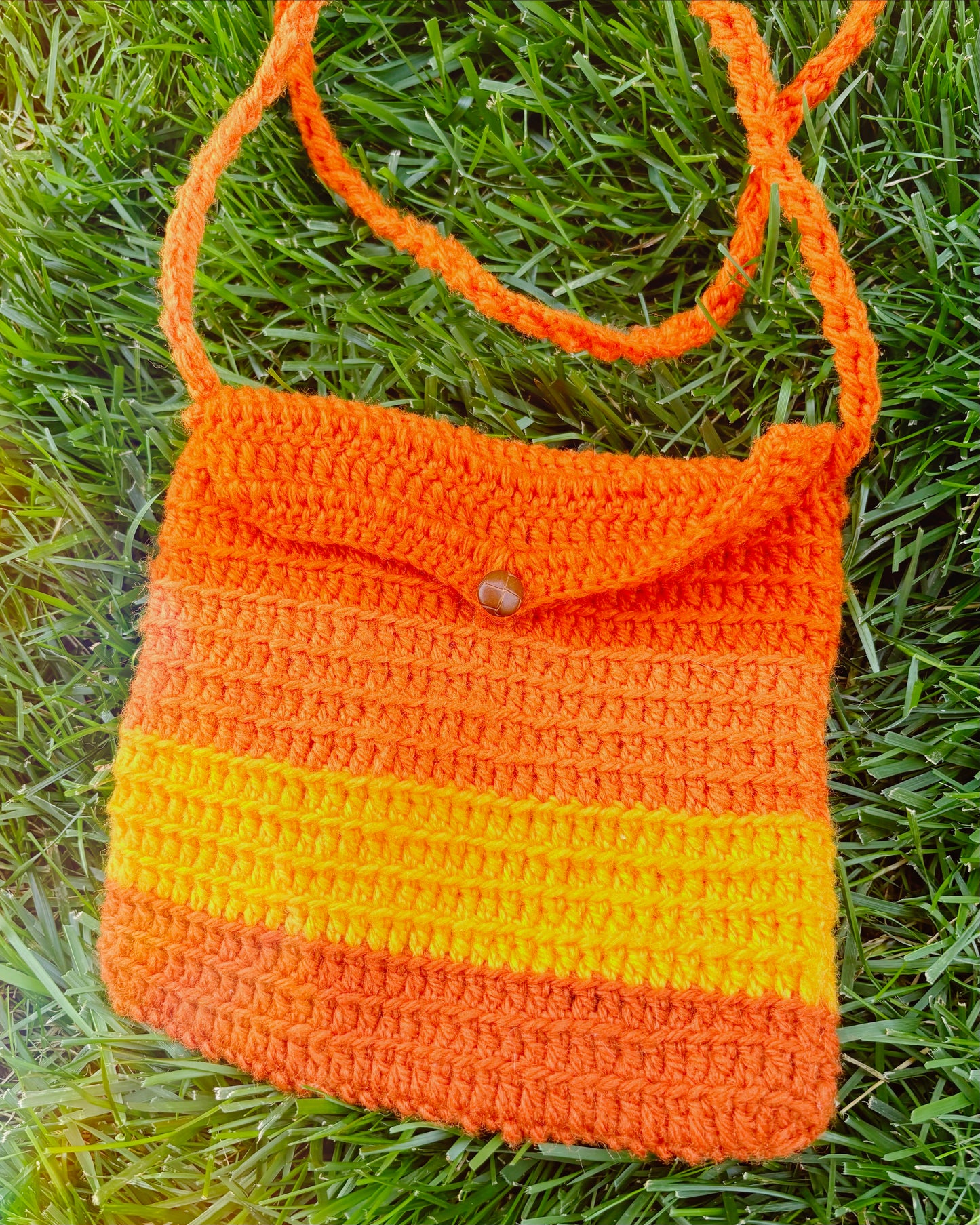 Crochet Cross-Body Bag