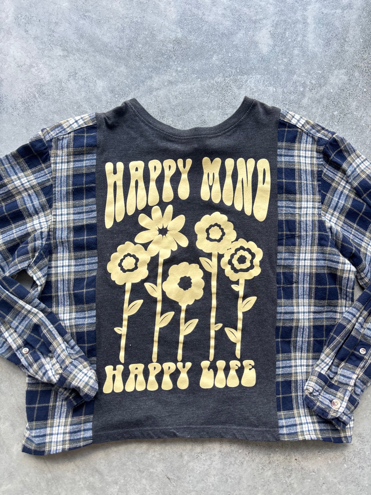 Upcycled Flannel Tee