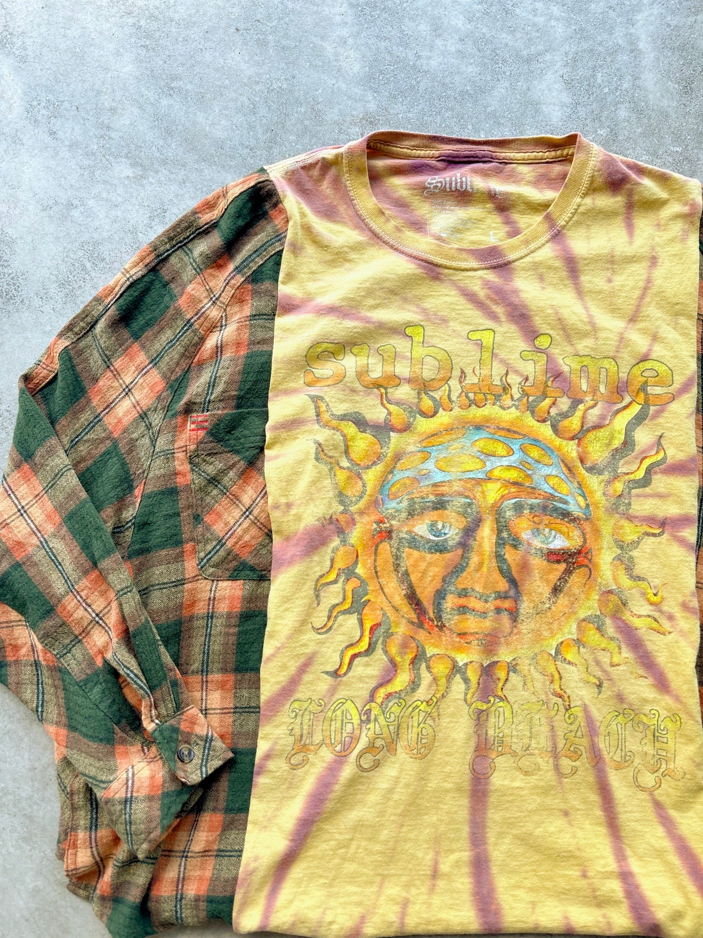 Upcycled Flannel Tee