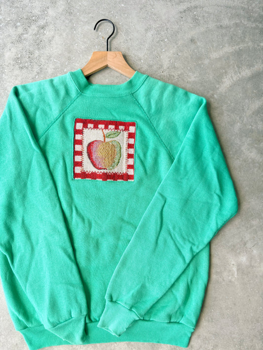 Upcycled Apple Crewneck