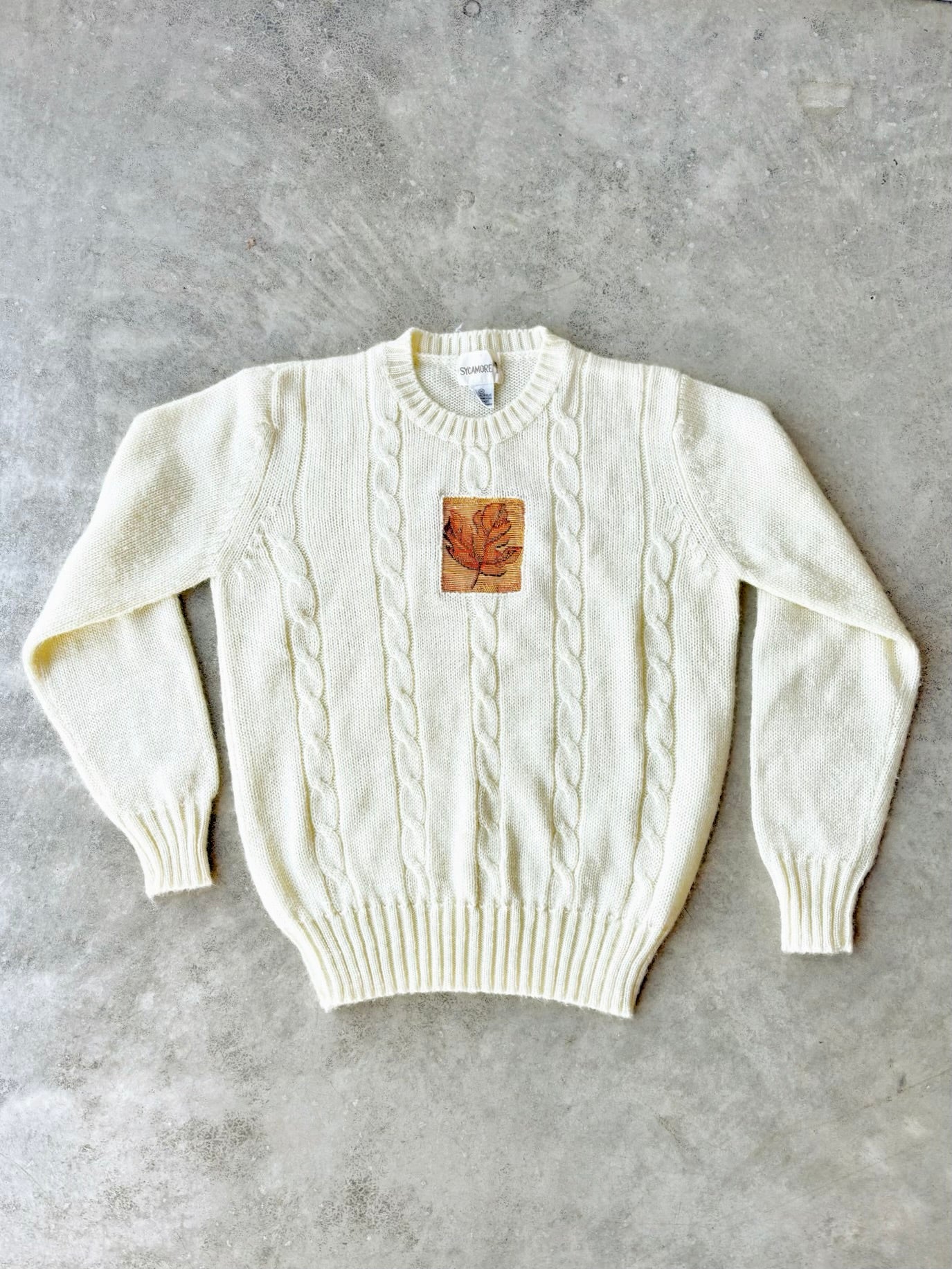 Upcycled Leaf Sweater