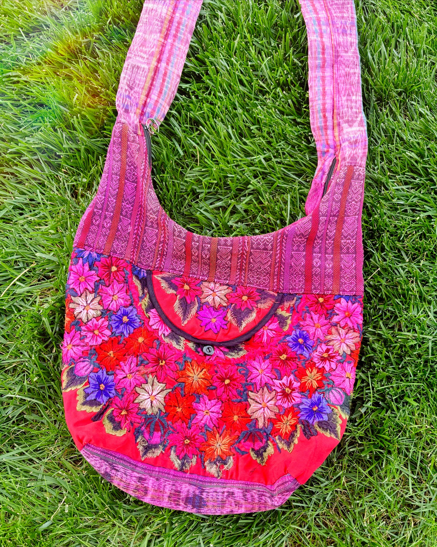 Embroidered Boho Bag