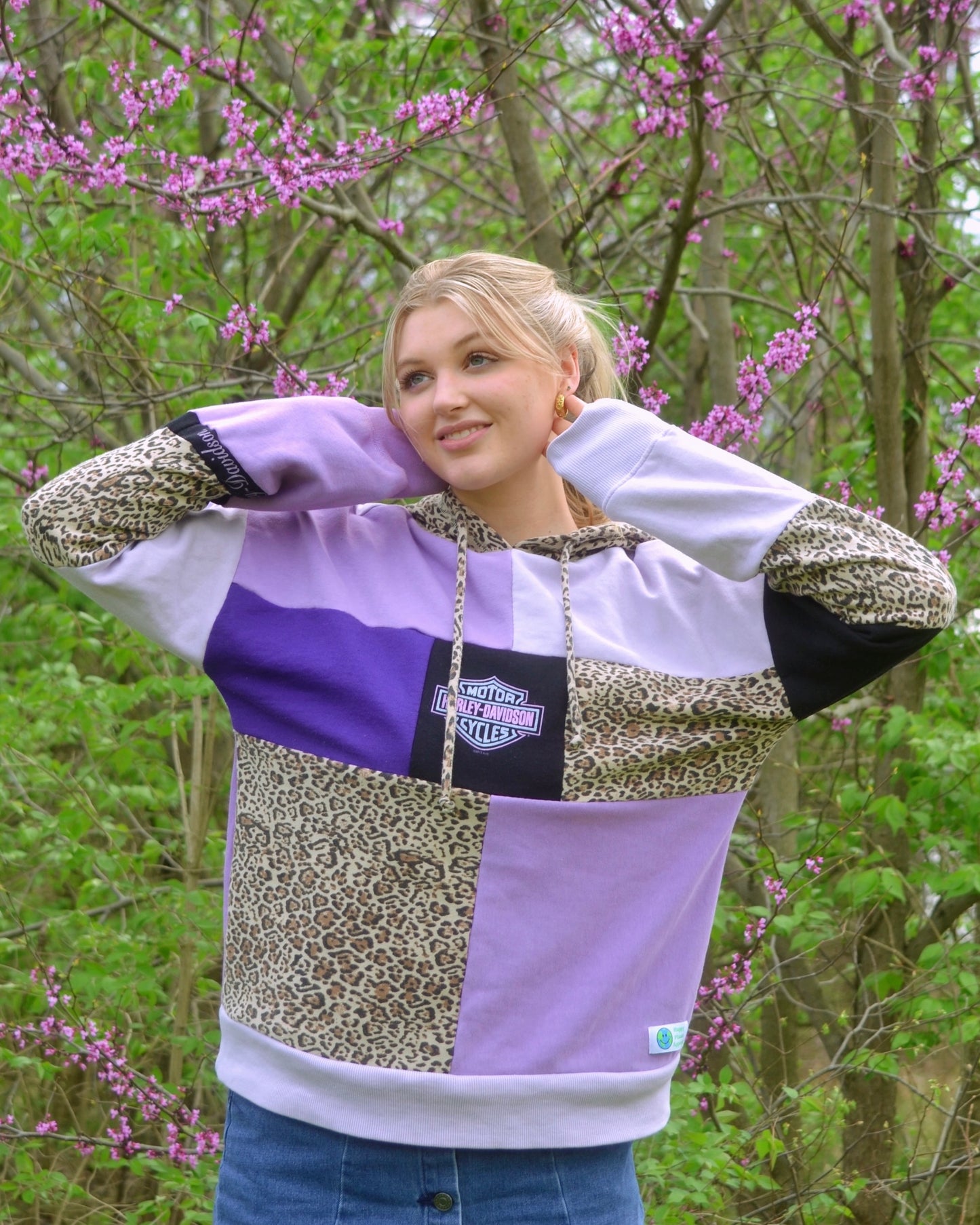 Patchwork Harley Hoodie