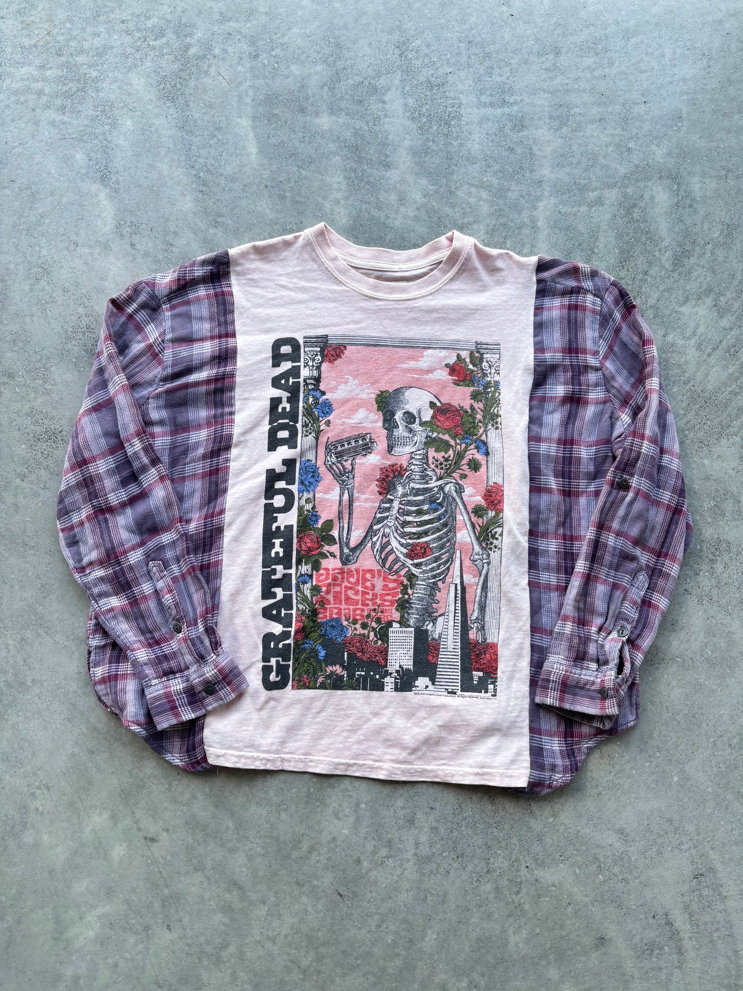 Upcycled Flannel Tee