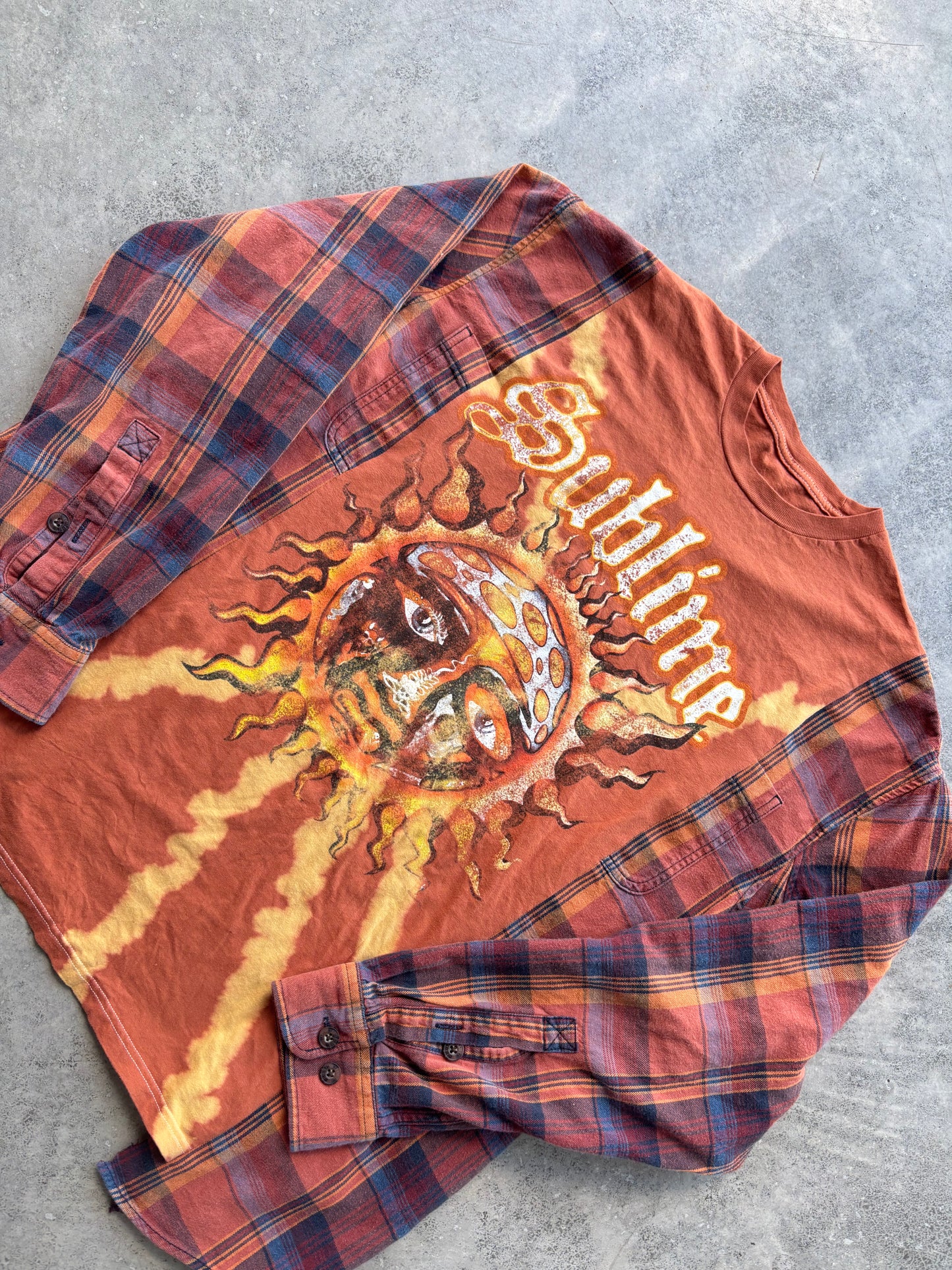 Upcycled Flannel Tee
