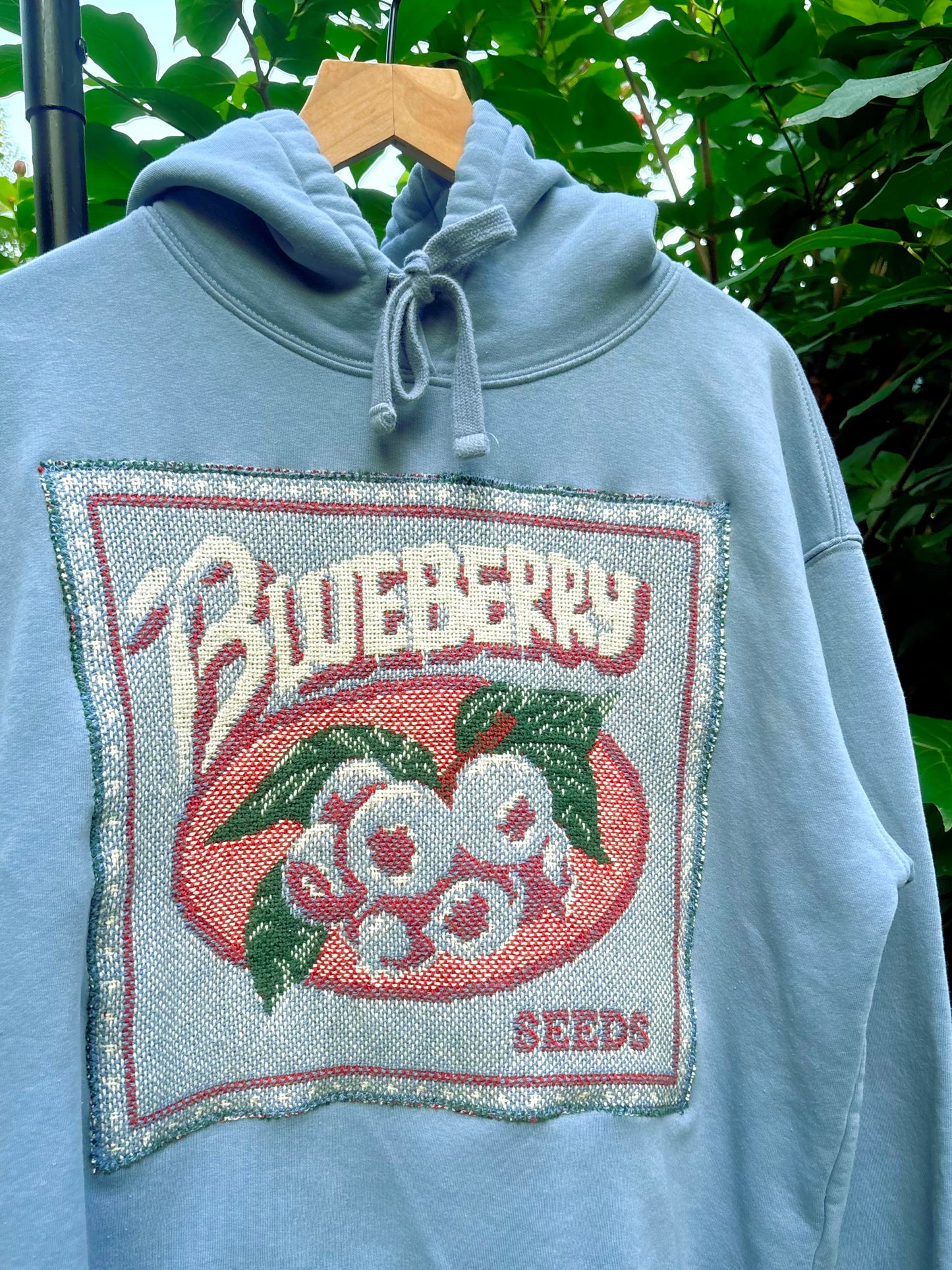 Upcycled Blueberry Hoodieđ«
