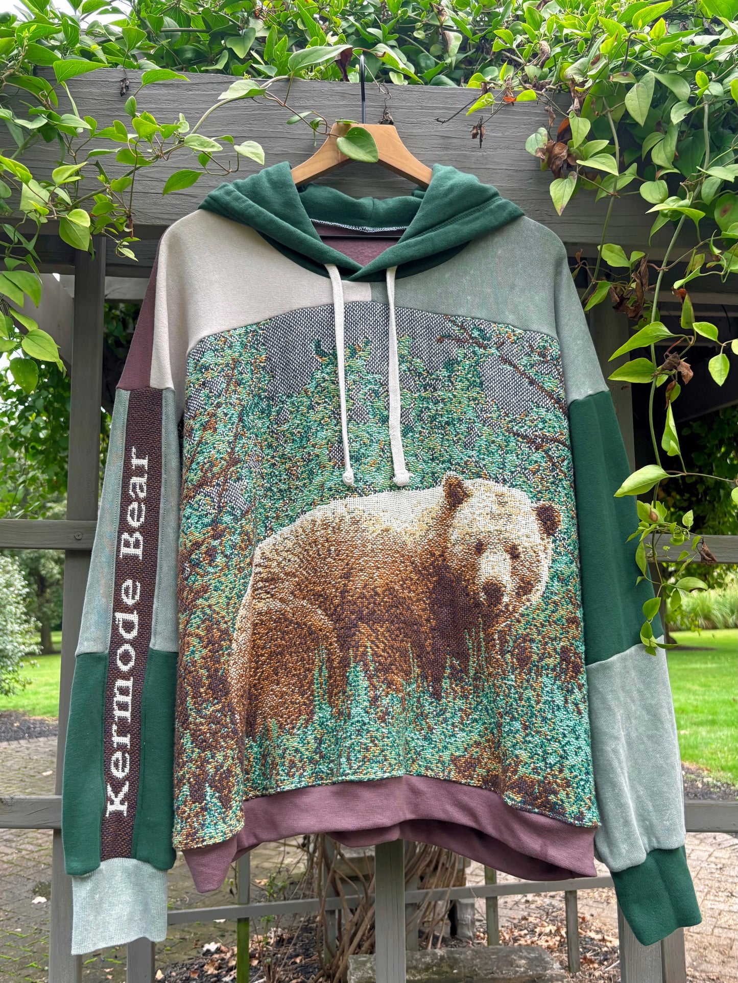 Upcycled Kermode Bear Hoodie 🐻🌲