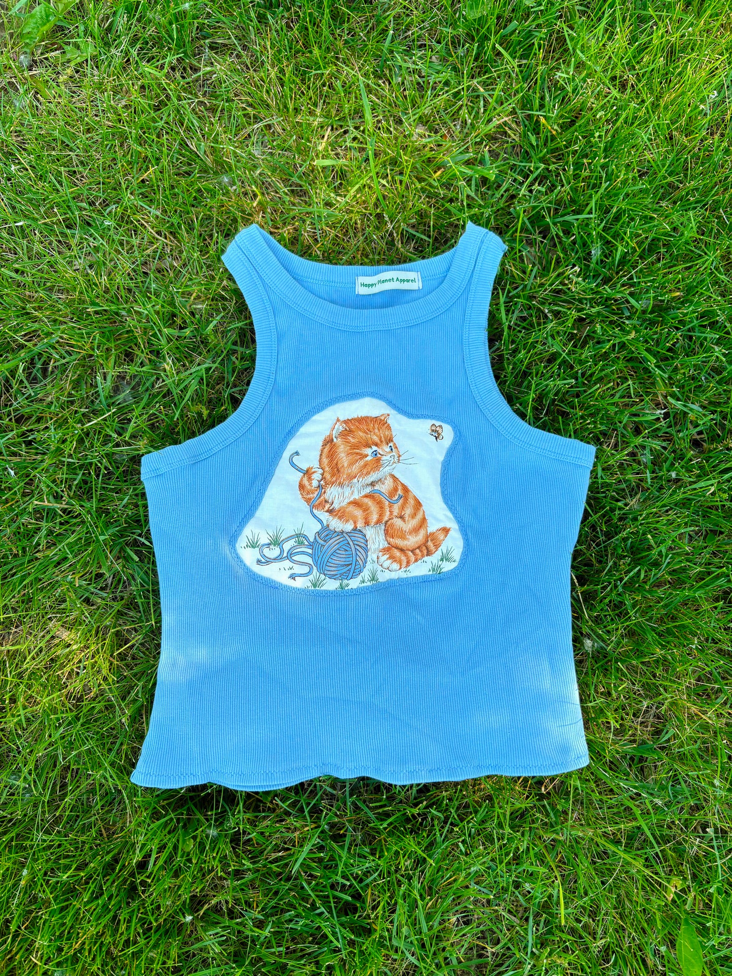 Upcycled Cat Tank Top 🐈🧶