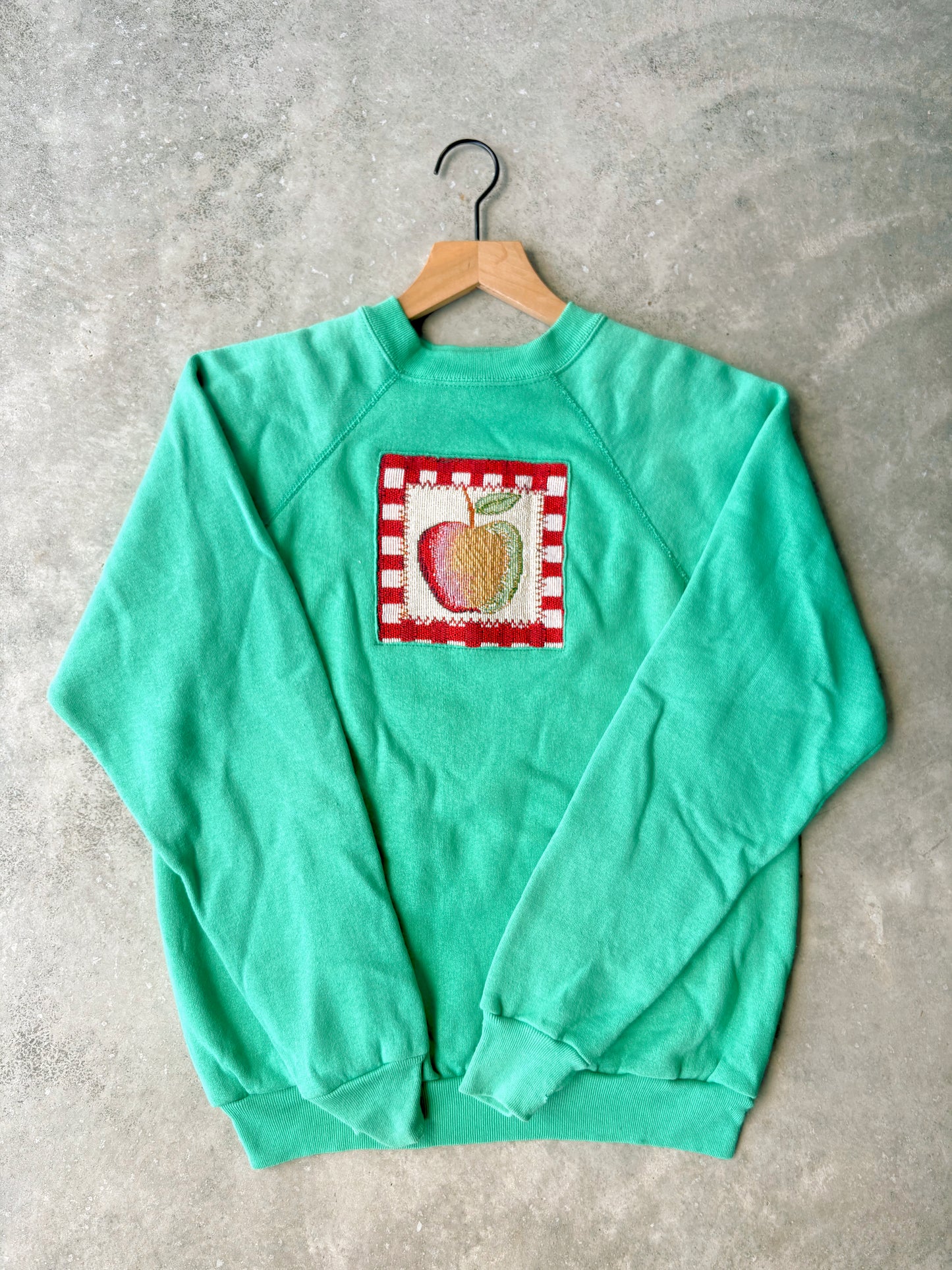 Upcycled Apple Crewneck