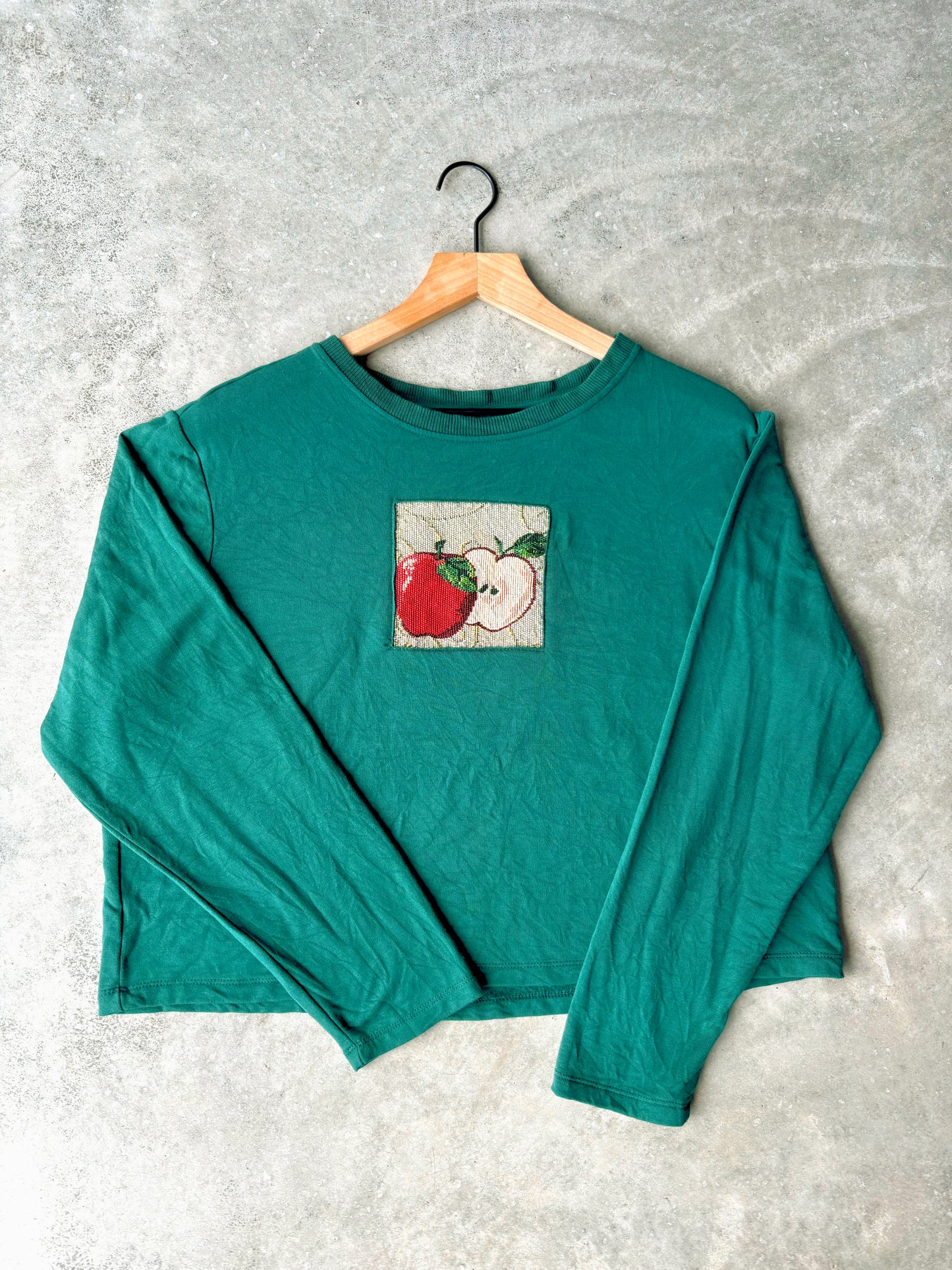 Upcycled Apple Long Sleeve Top
