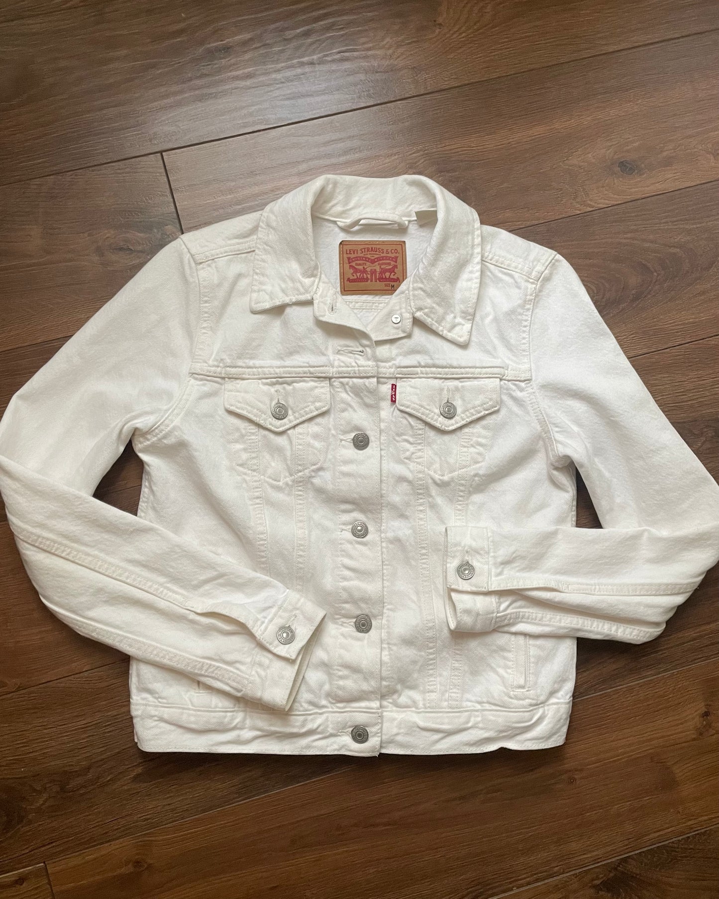 Pink Floyd White Levi's Jacket