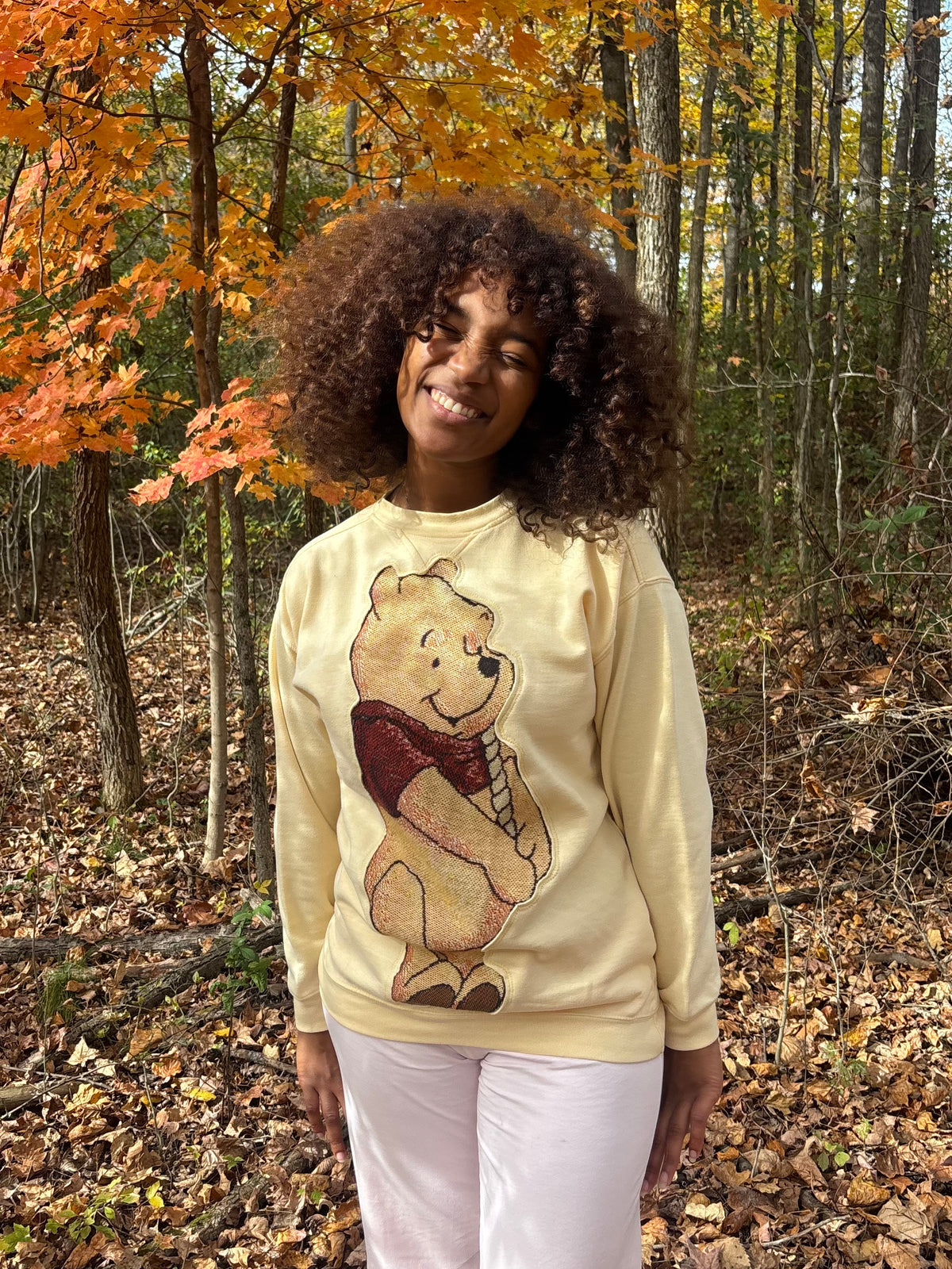 Upcycled Pooh Vintage Crewneck