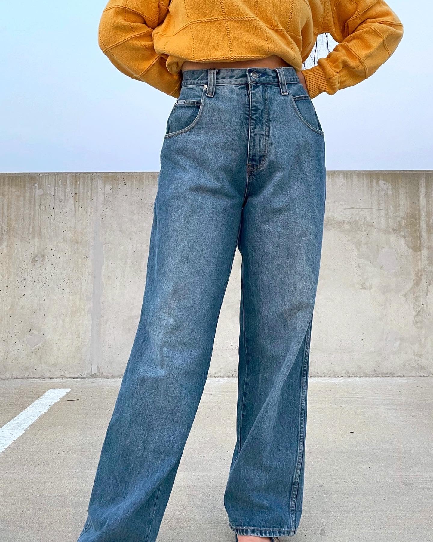 Van Gogh Starry Night Painted Jeans