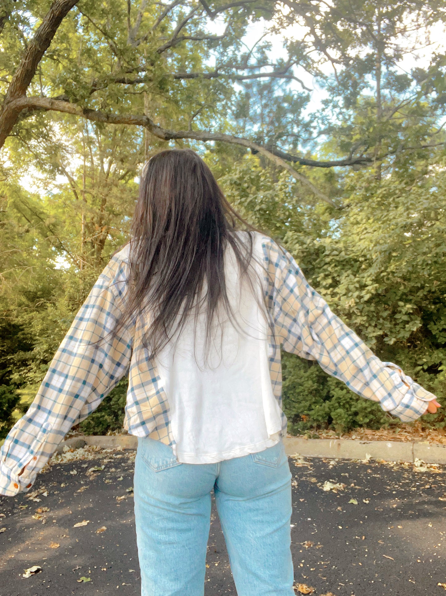 Led Zeppelin Flannel Tee Upcycle
