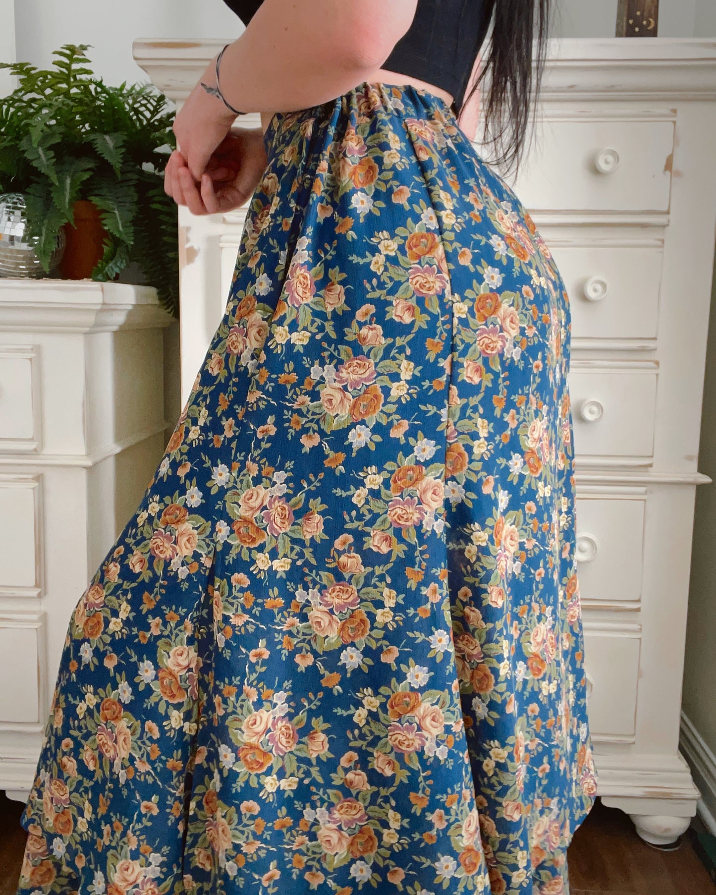 Liz Claiborne Floral Maxi Skirt