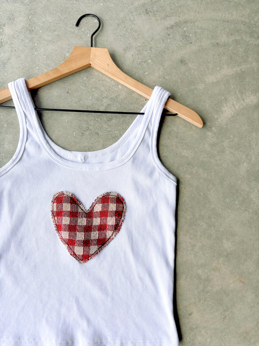 Upcycled Heart Tank