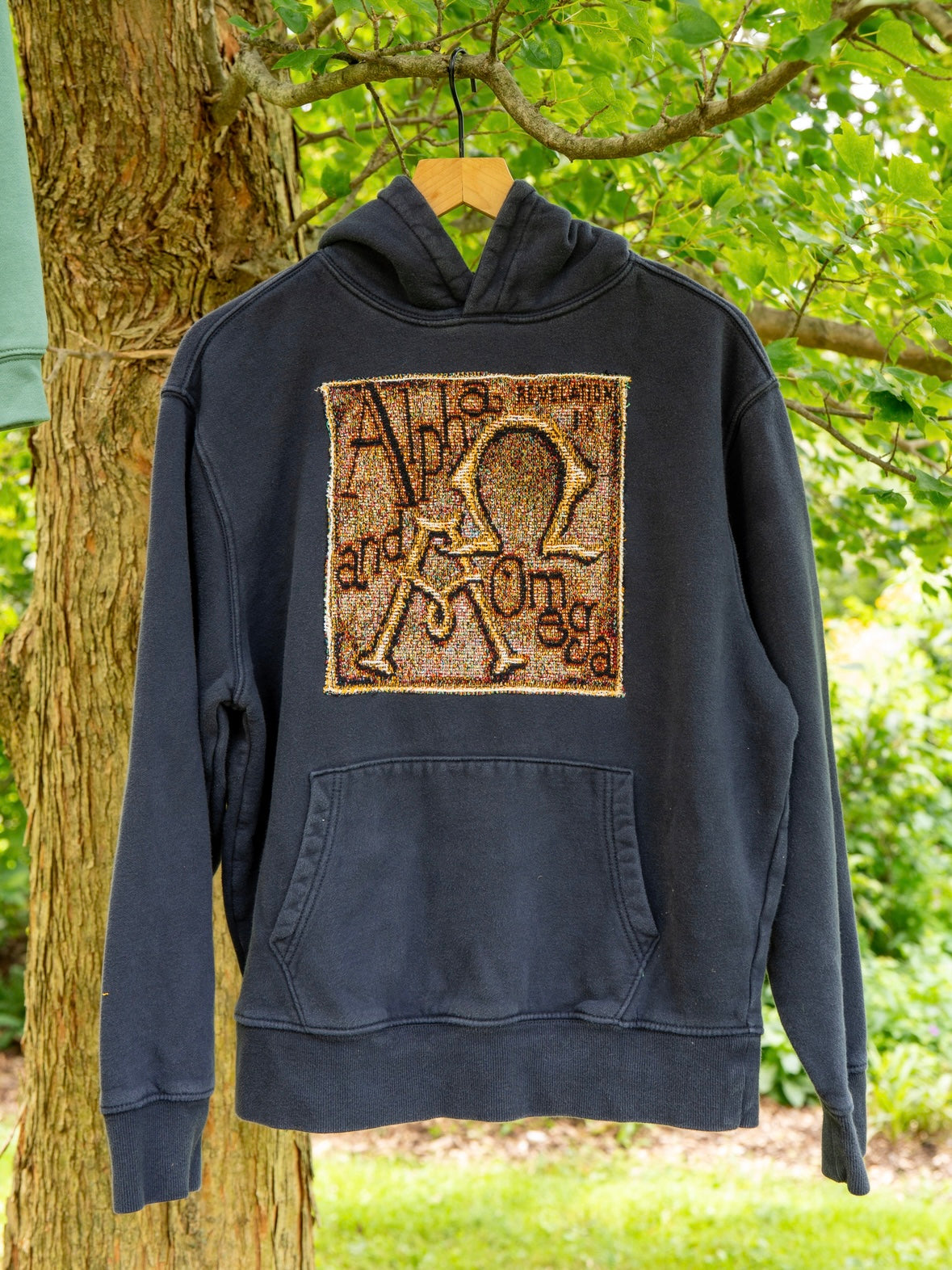 Alpha and Omega Upcycled Hoodie ✝️