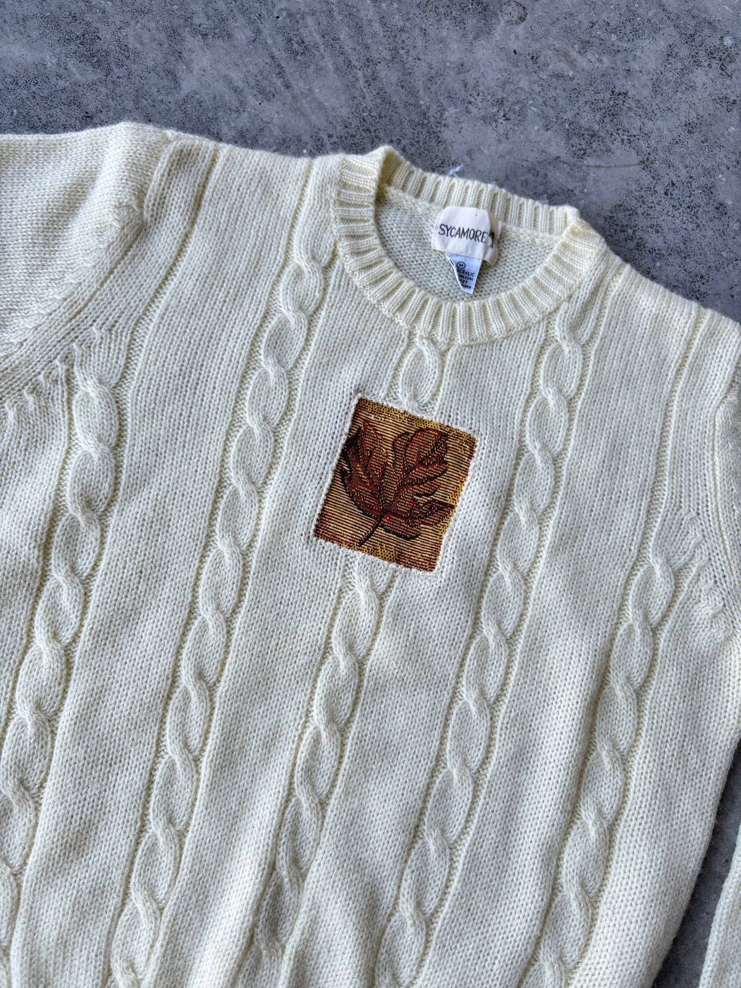 Upcycled Leaf Sweater