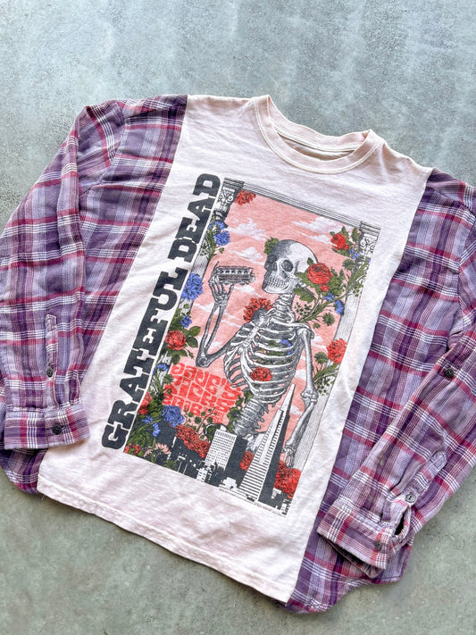 Upcycled Flannel Tee
