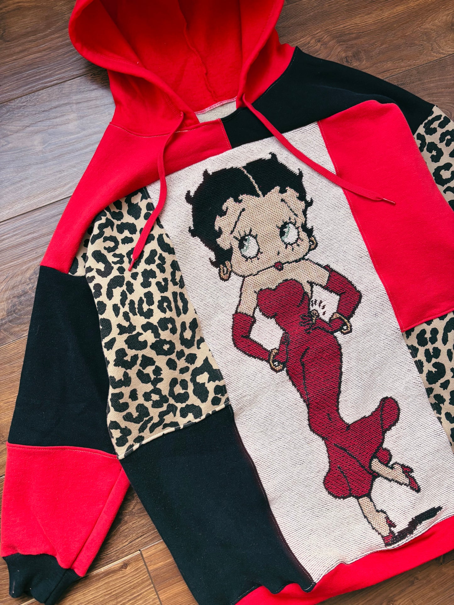 Upcycled Betty Boop Classic Hoodie