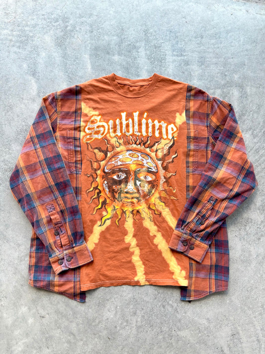 Upcycled Flannel Tee