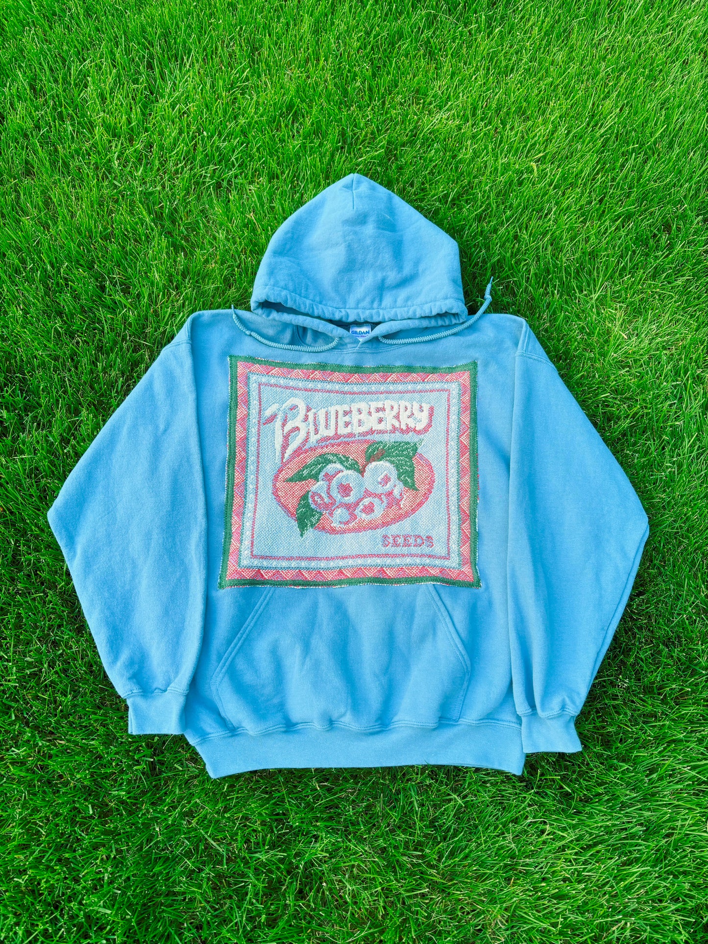 Upcycled Blueberry Hoodie🫐