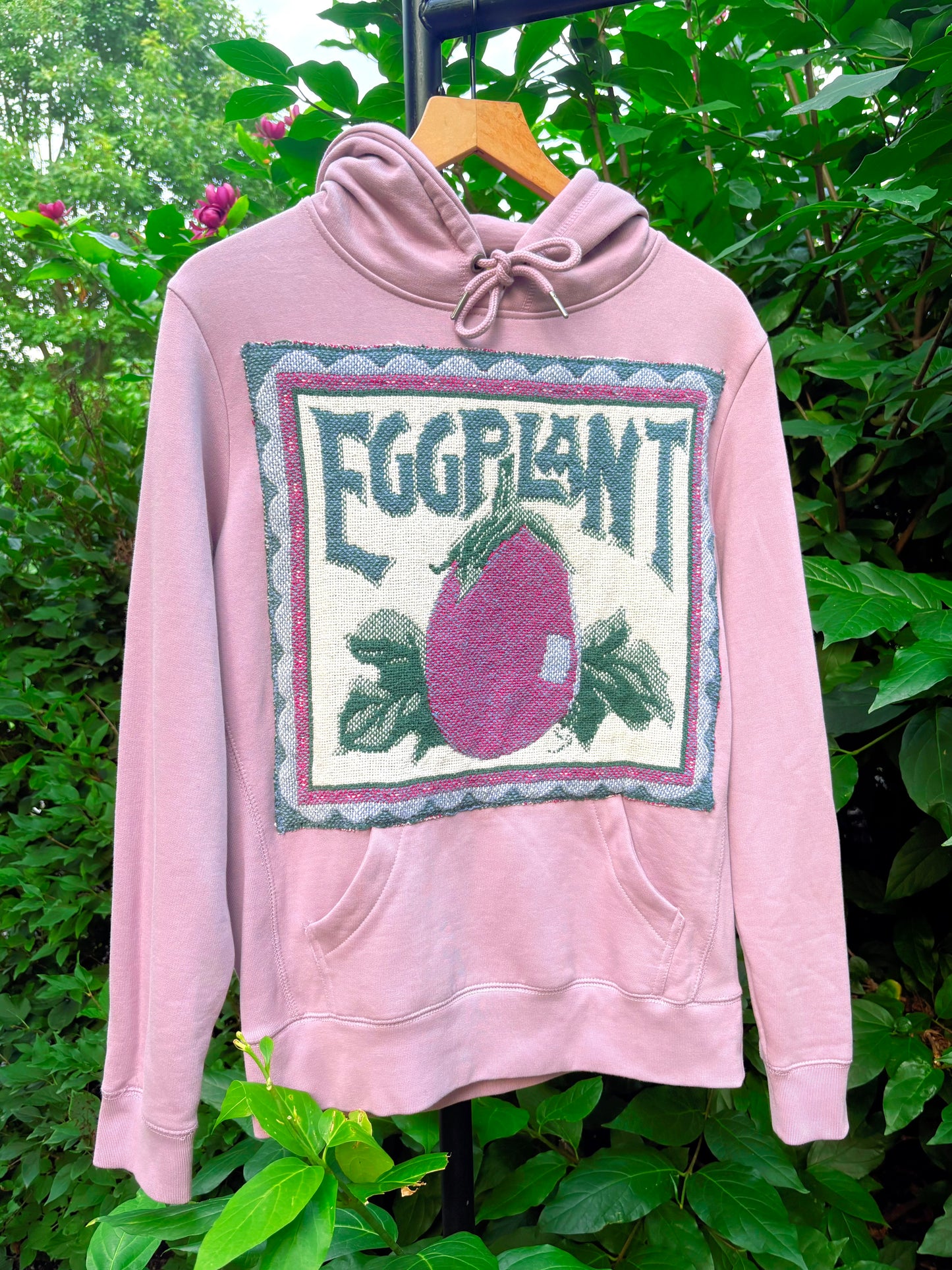 Upcycled Eggplant Hoodie🍆