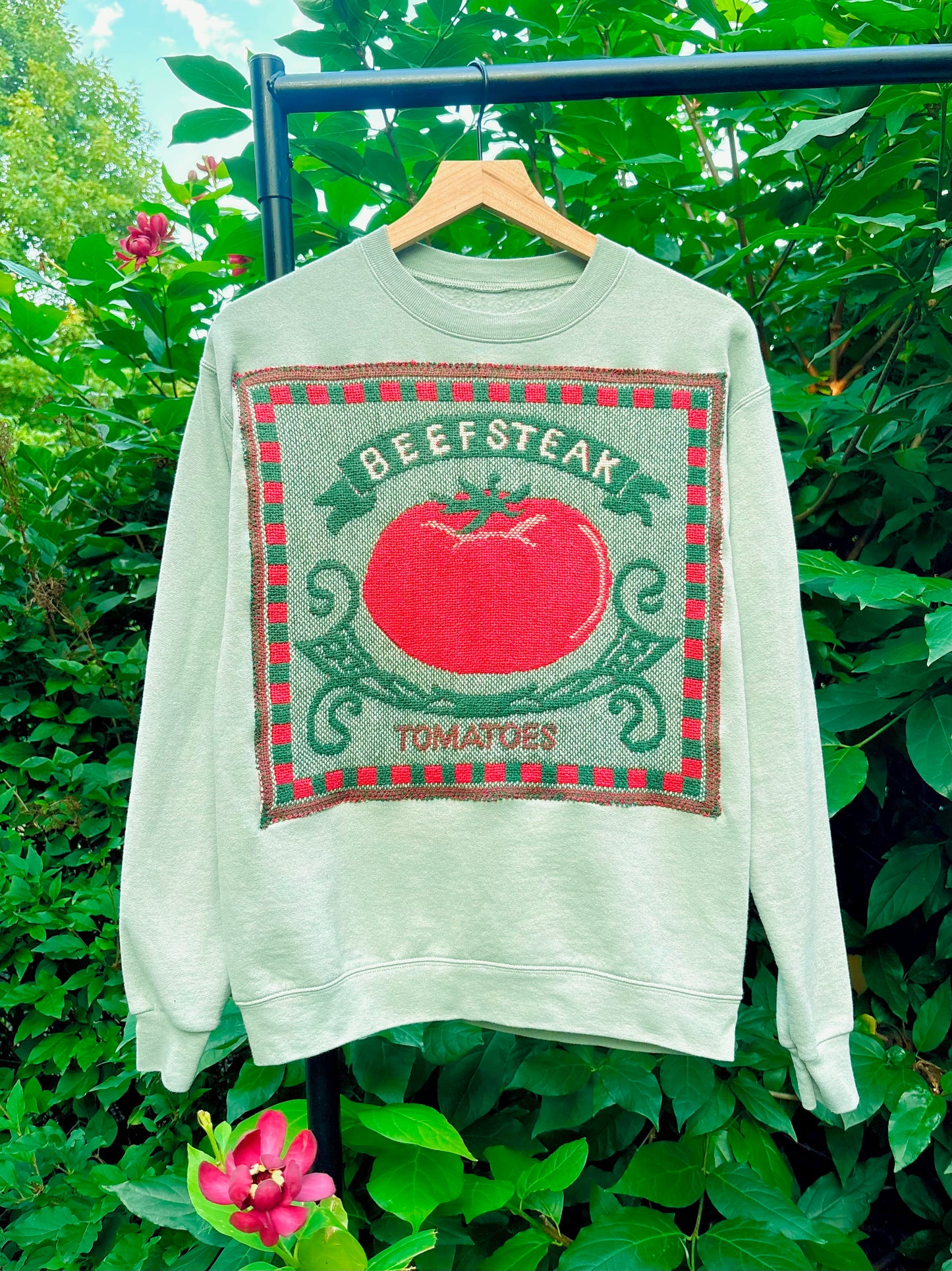 Upcycled Tomato Crewneck🍅