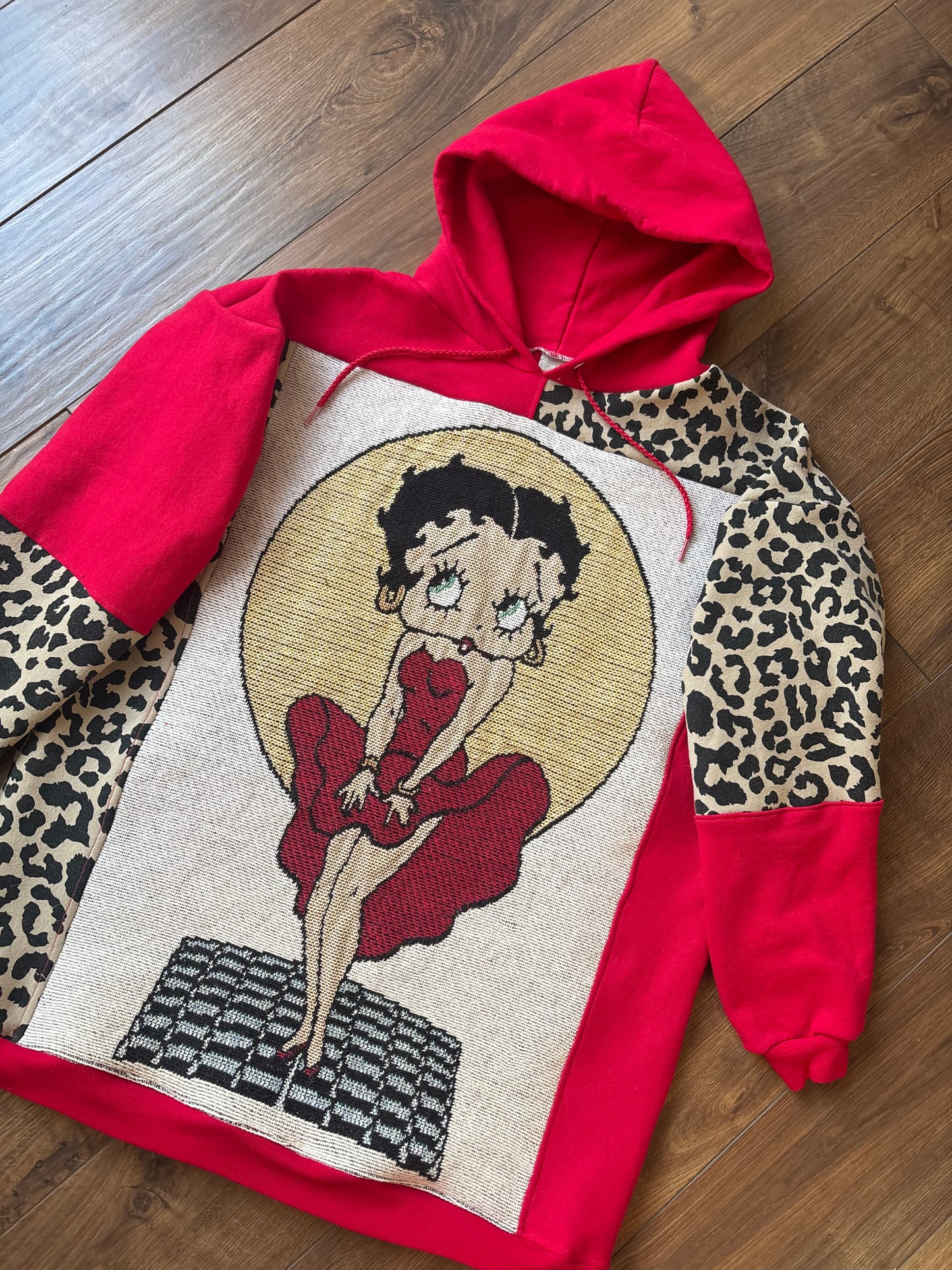 Upcycled Showgirl Betty Hoodie