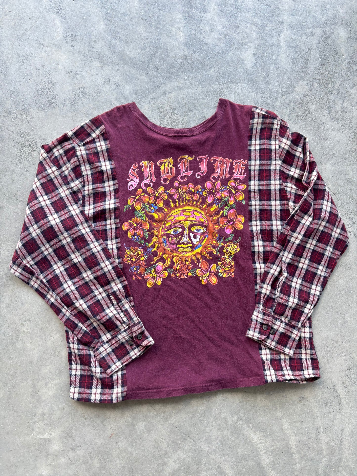 Upcycled Flannel Tee